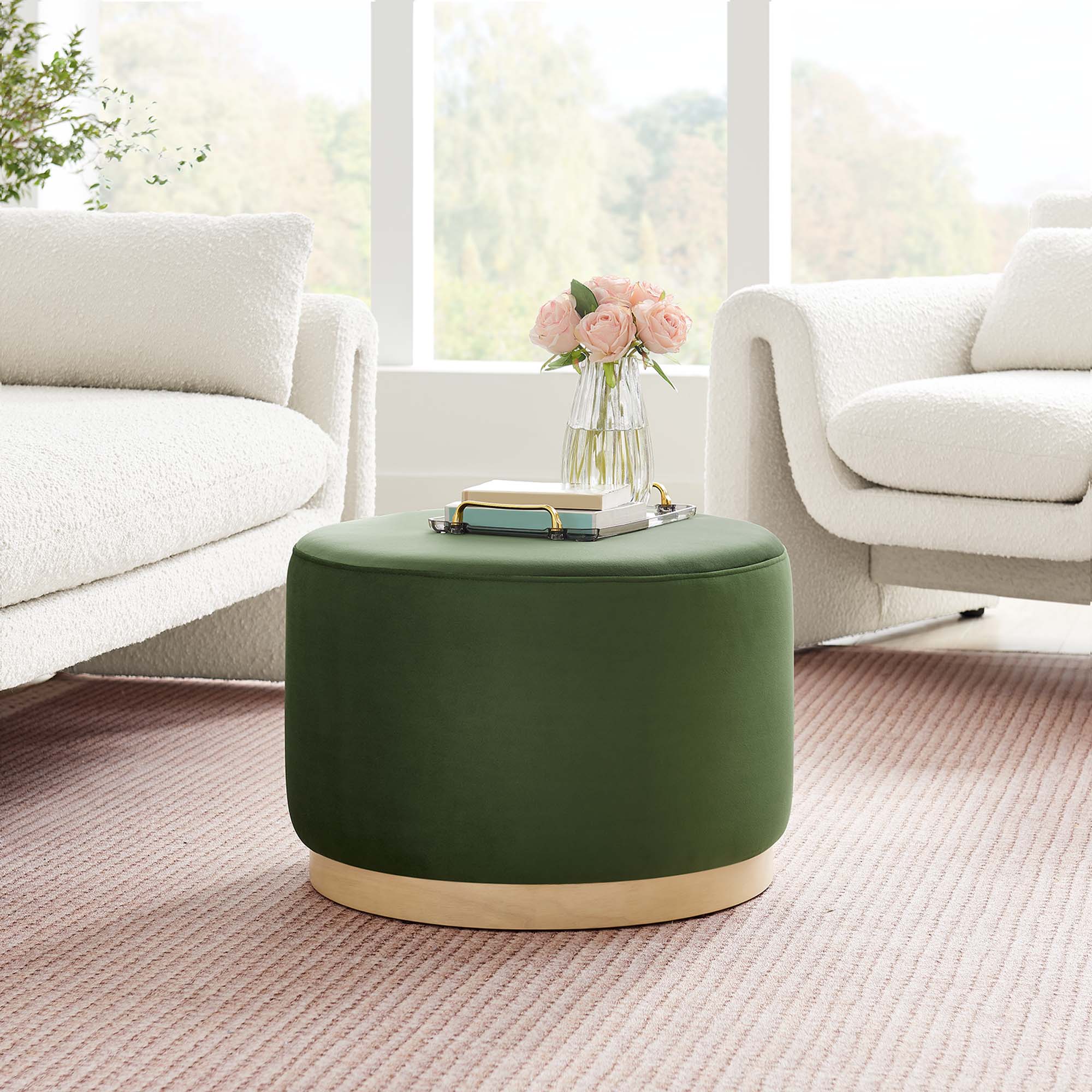 Chaise sans accoudoirs rembourrée en duvet Commix