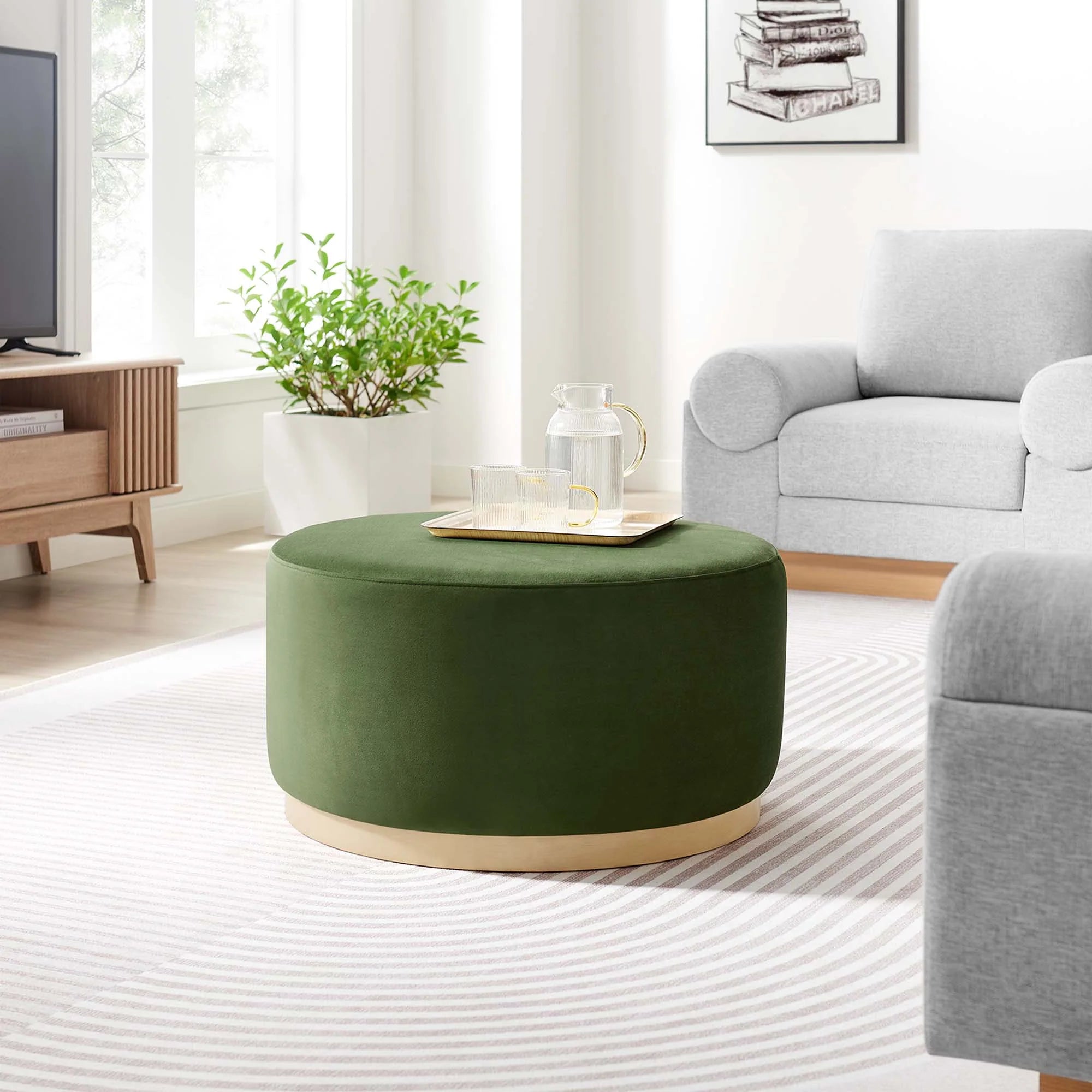 Chaise sans accoudoirs rembourrée en duvet Commix