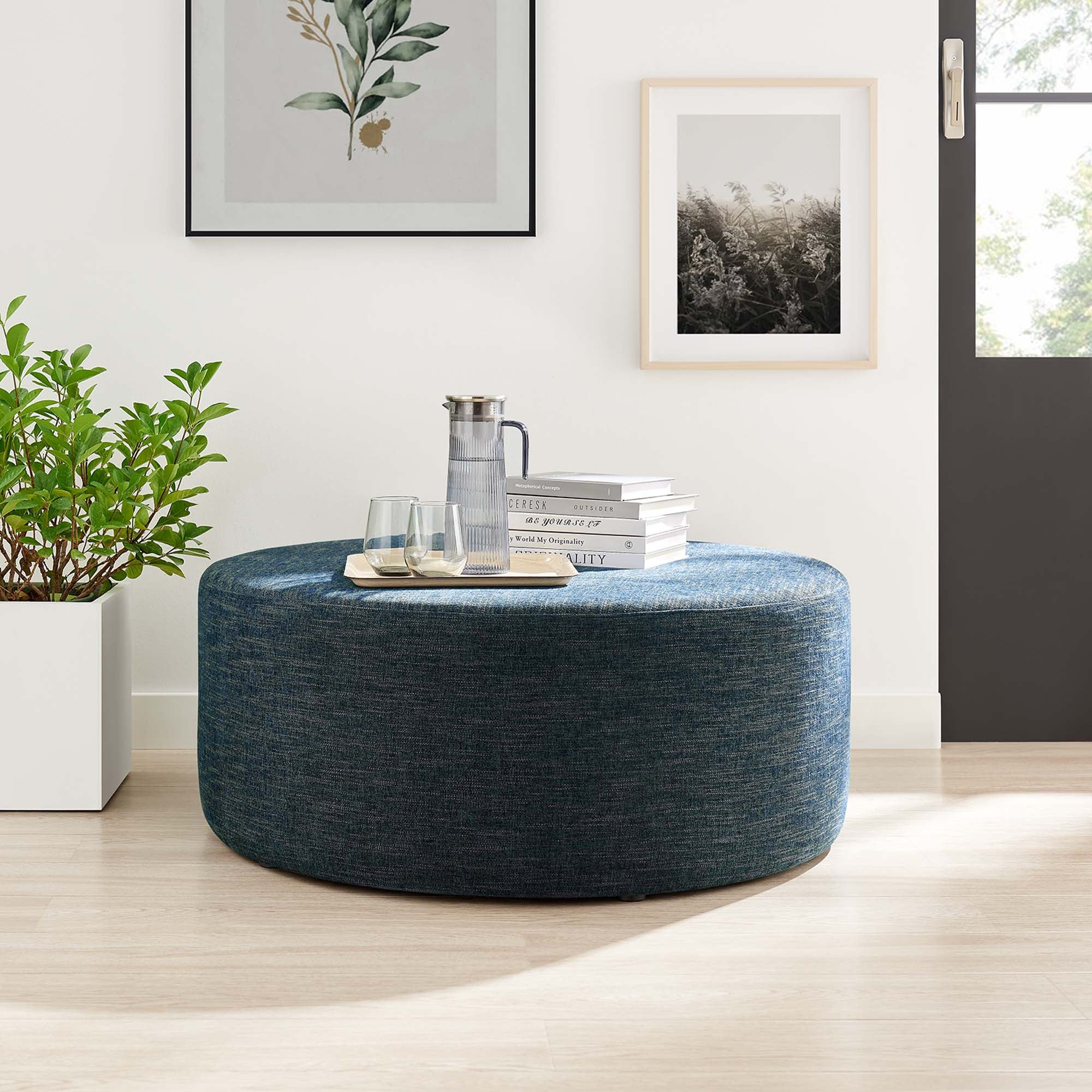 Chaise sans accoudoirs rembourrée en duvet Commix