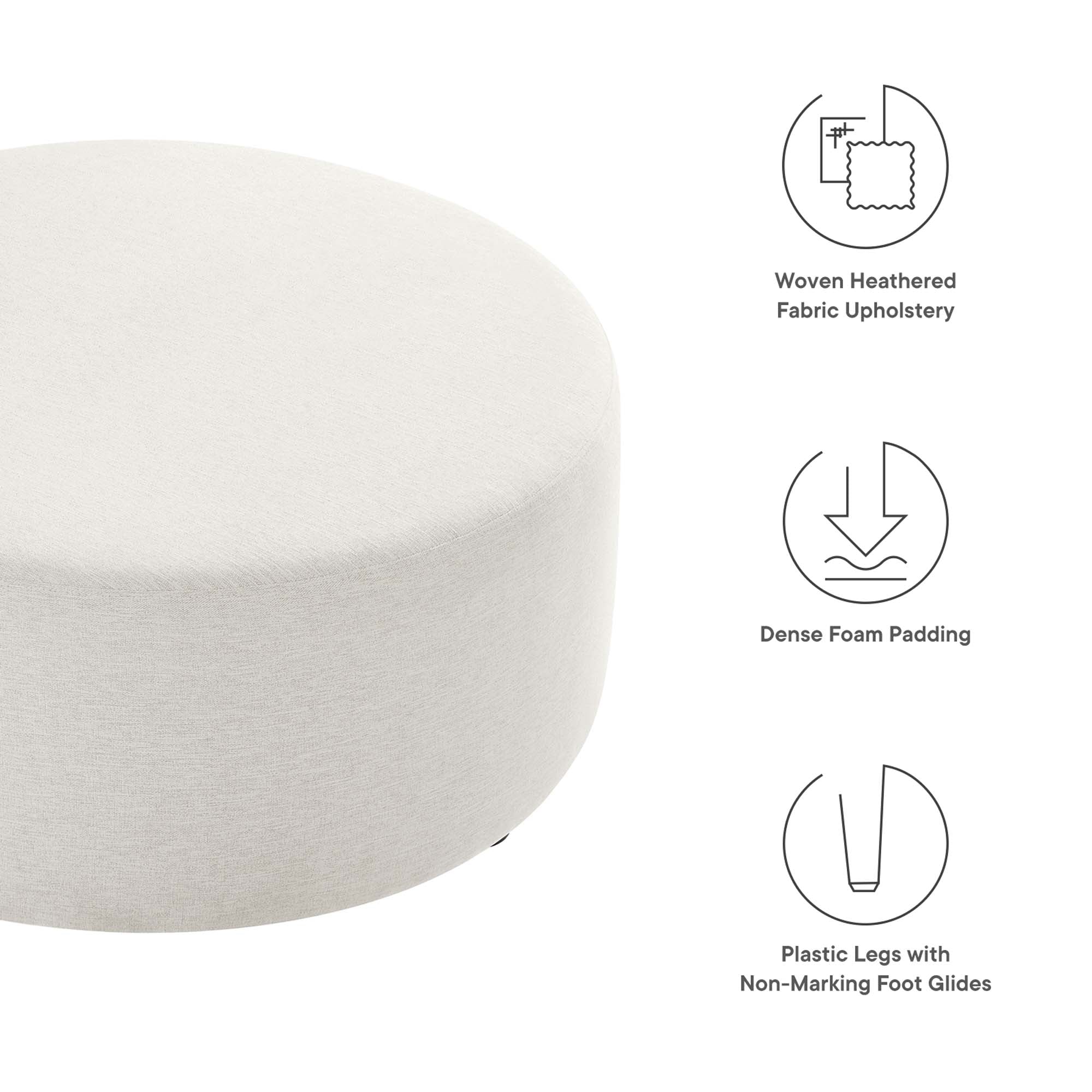 Chaise sans accoudoirs rembourrée en duvet Commix