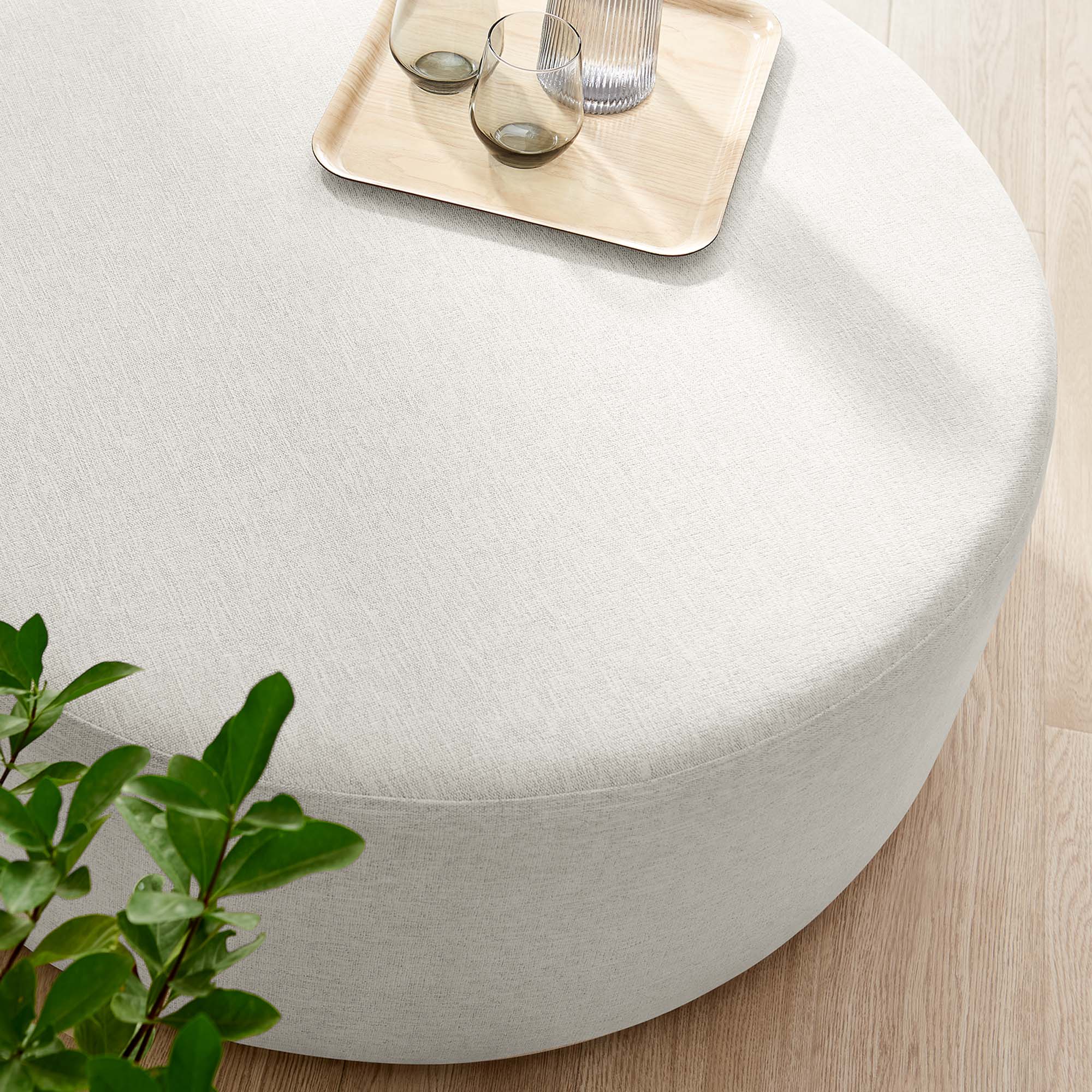 Chaise sans accoudoirs rembourrée en duvet Commix