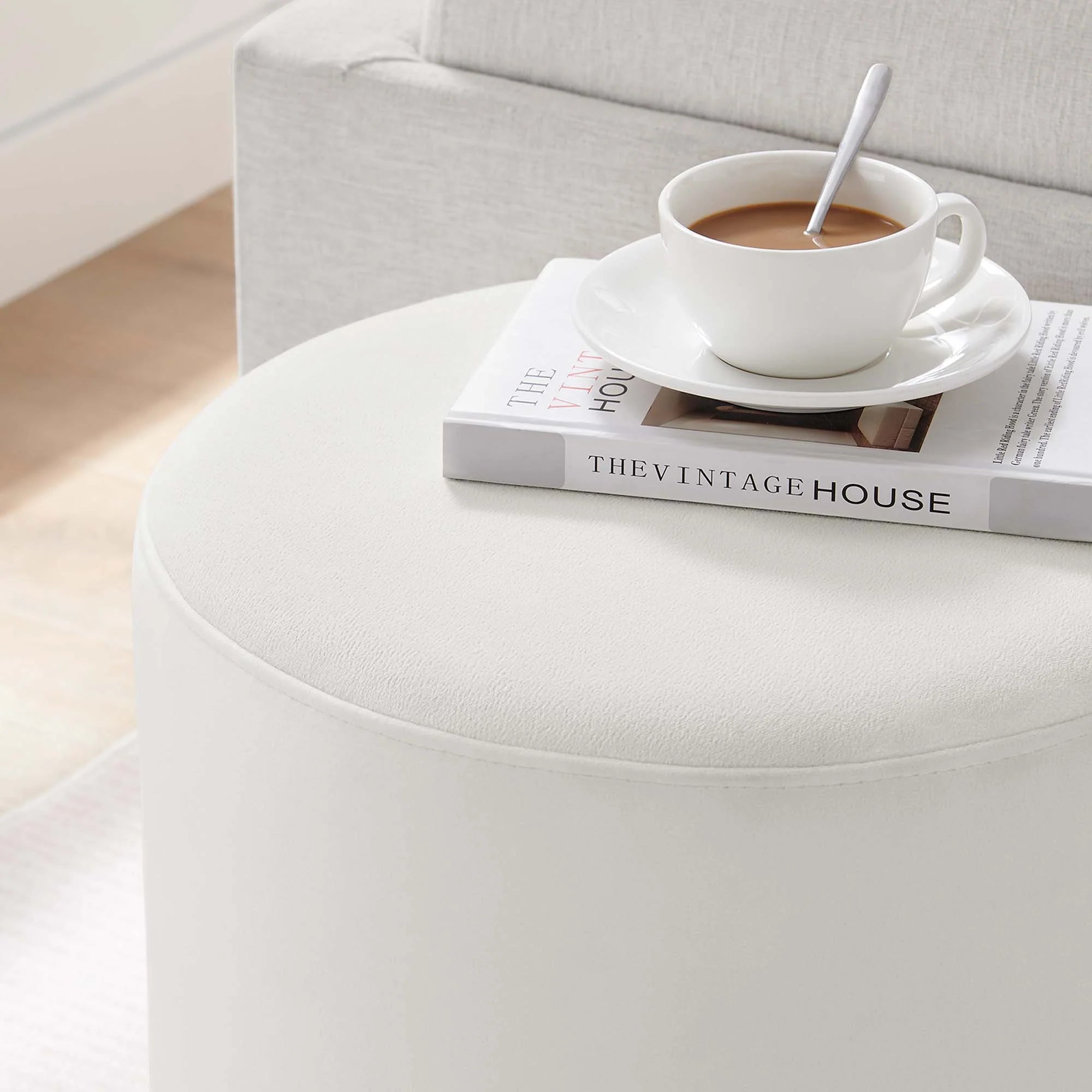 Chaise sans accoudoirs rembourrée en duvet Commix