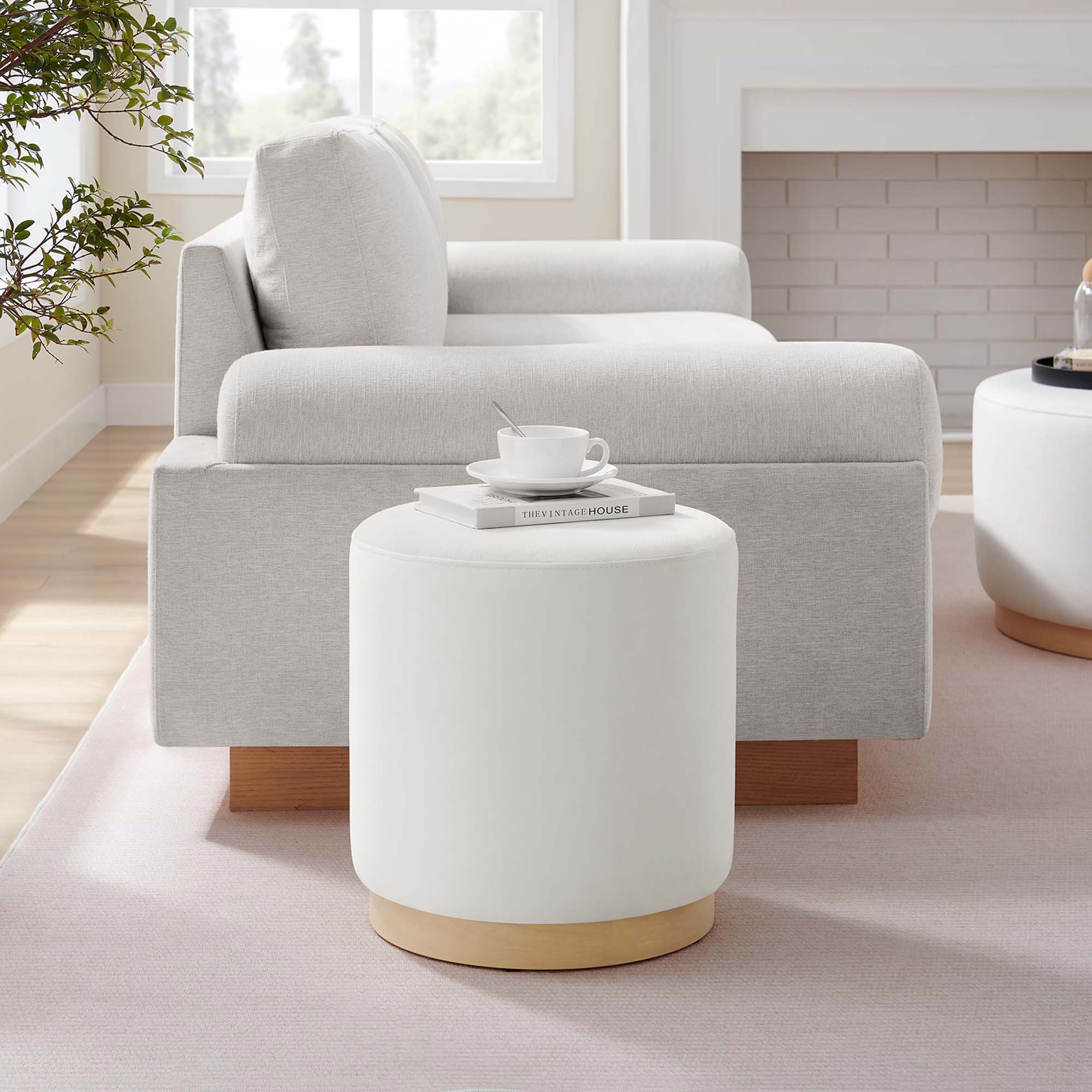 Chaise sans accoudoirs rembourrée en duvet Commix