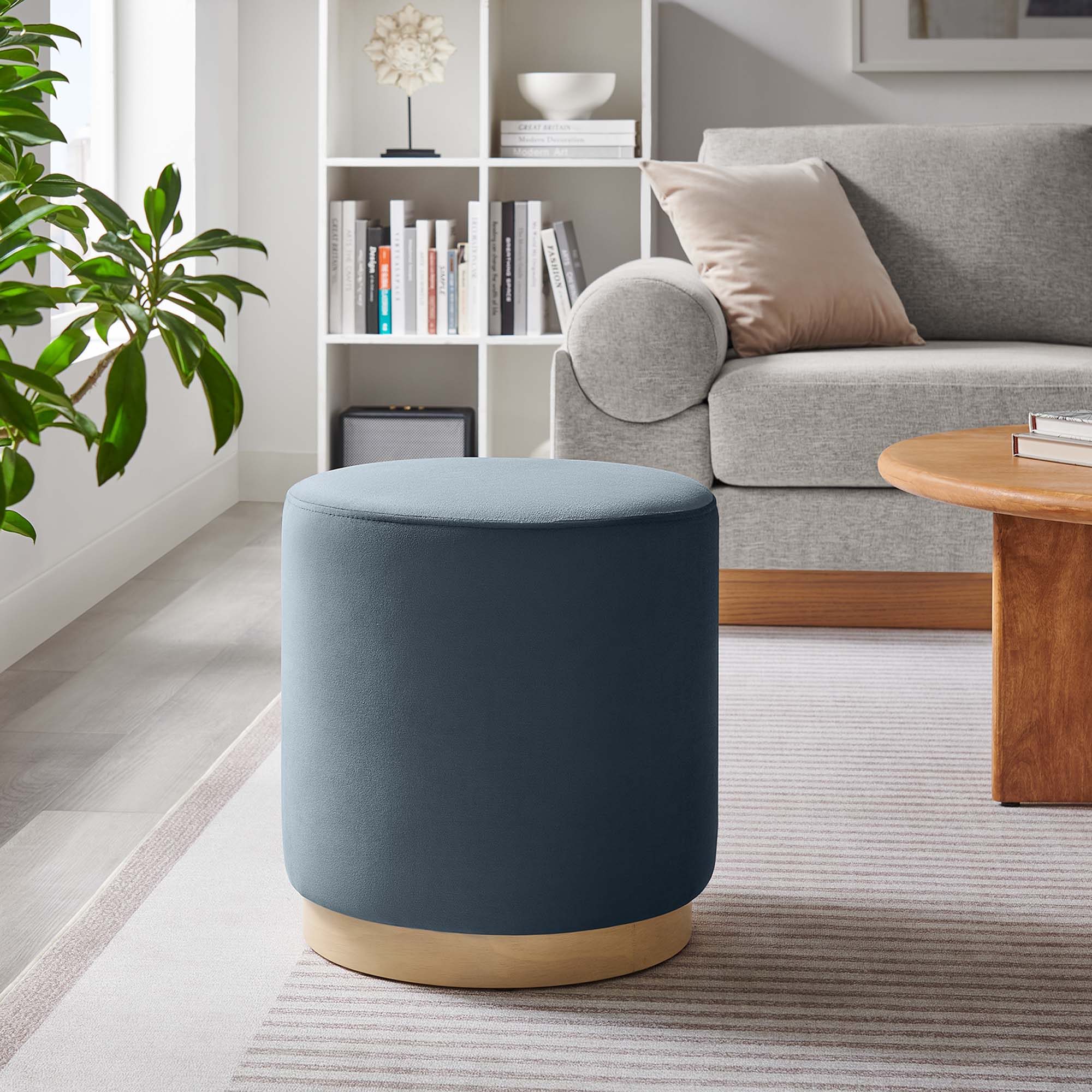 Chaise sans accoudoirs rembourrée en duvet Commix