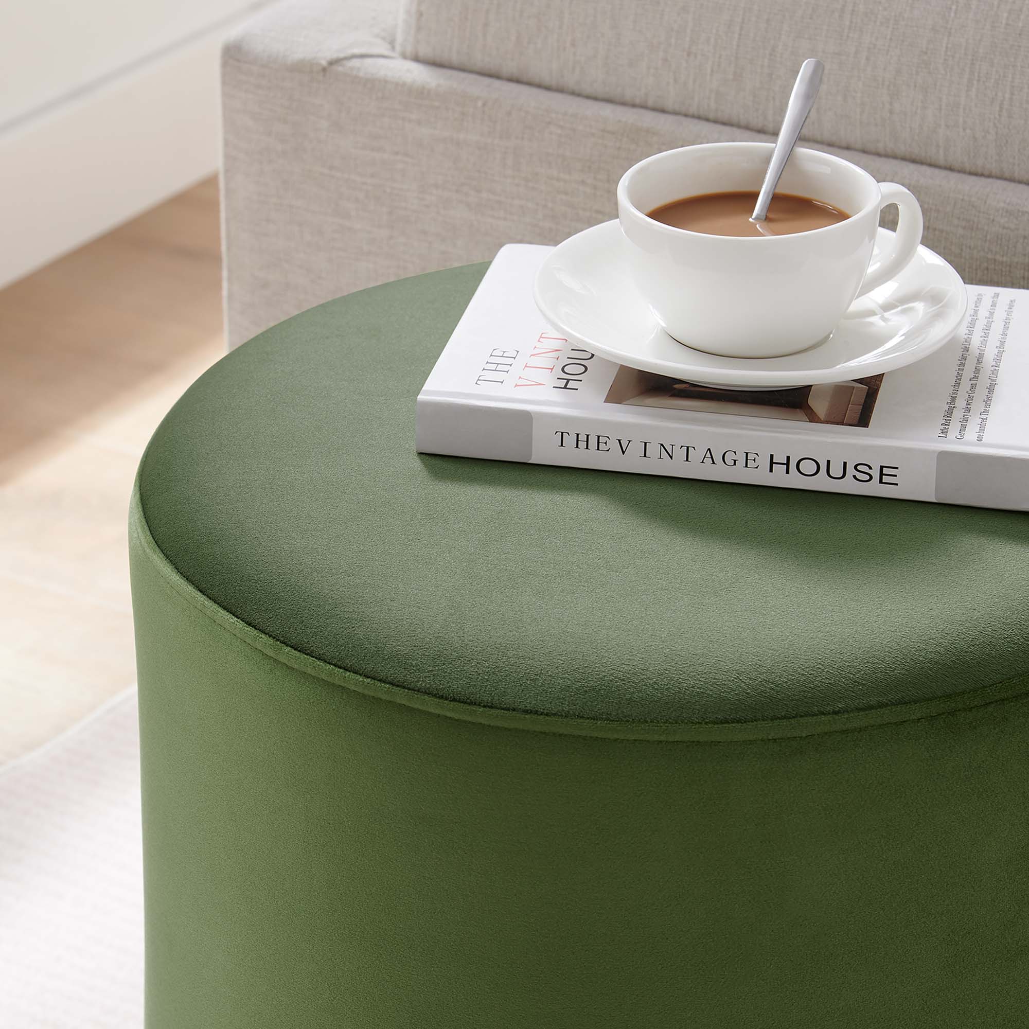 Chaise sans accoudoirs rembourrée en duvet Commix