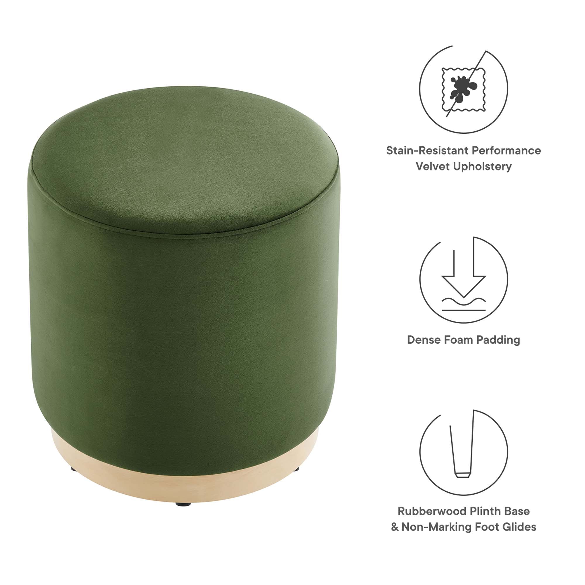 Chaise sans accoudoirs rembourrée en duvet Commix