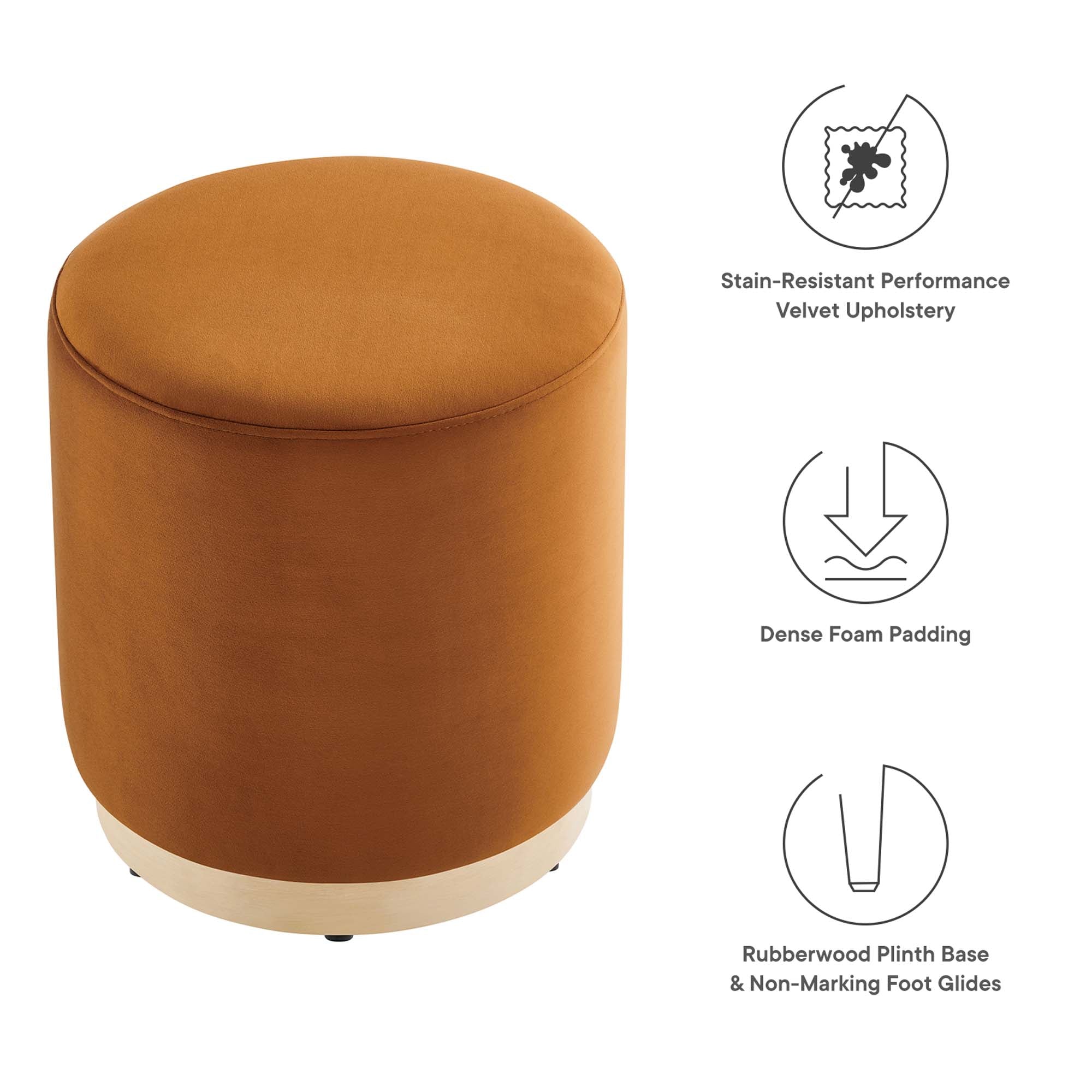 Chaise sans accoudoirs rembourrée en duvet Commix