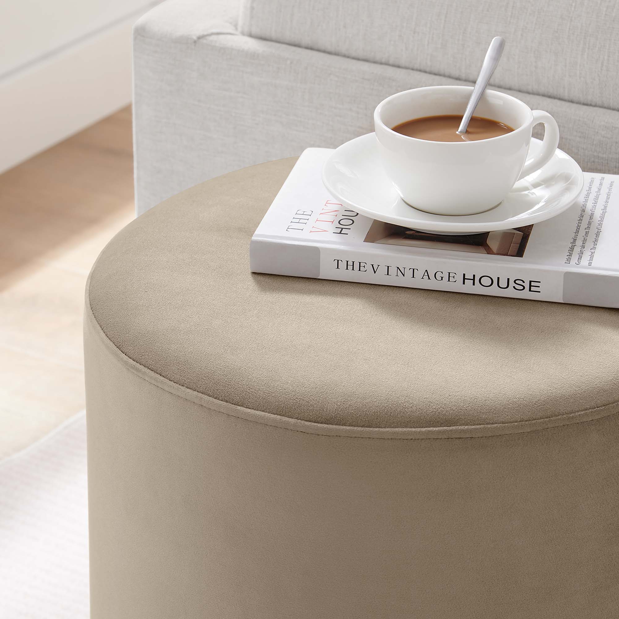 Chaise sans accoudoirs rembourrée en duvet Commix