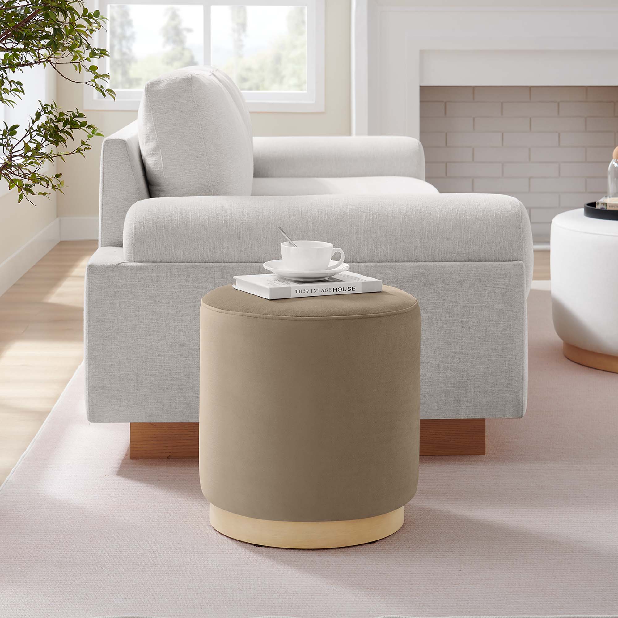 Chaise sans accoudoirs rembourrée en duvet Commix