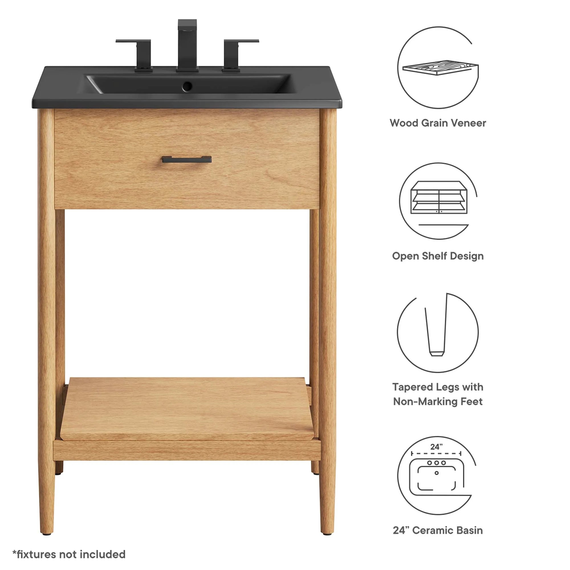 Zaire Bathroom Vanity Basin Included