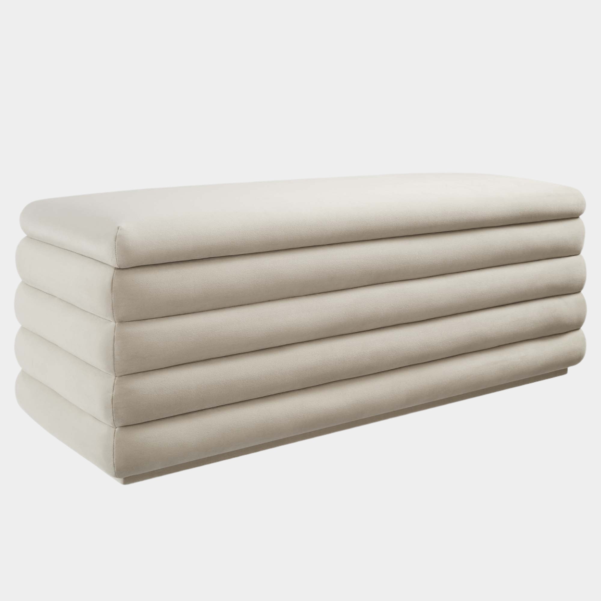 Chaise sans accoudoirs rembourrée en duvet Commix