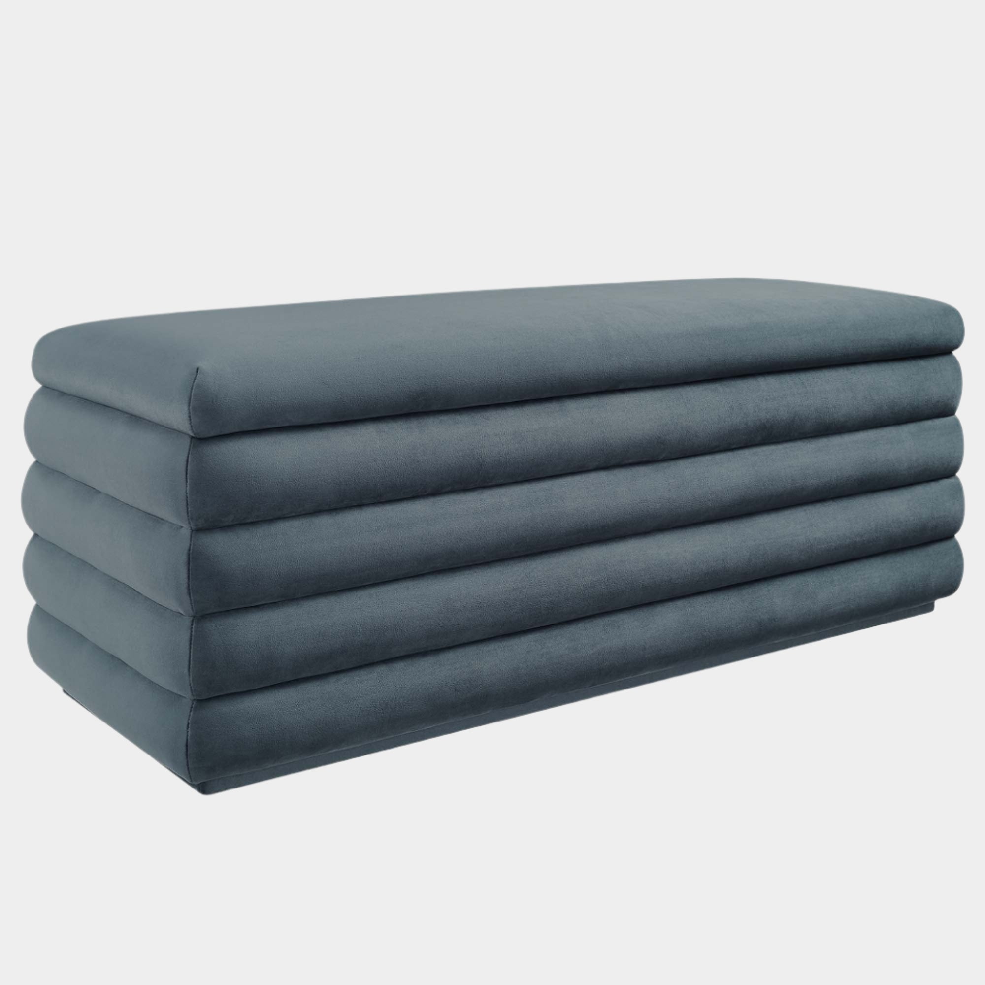 Chaise sans accoudoirs rembourrée en duvet Commix