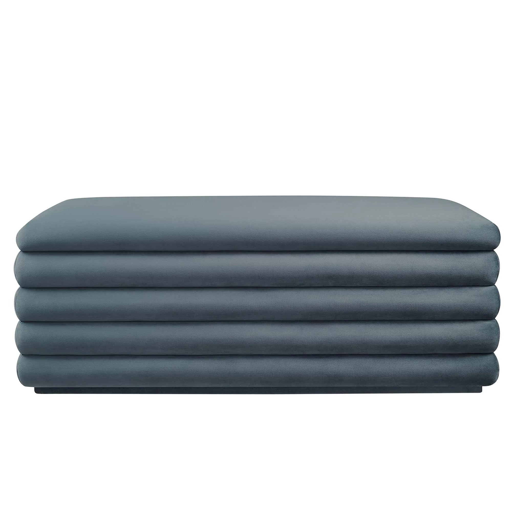 Chaise sans accoudoirs rembourrée en duvet Commix
