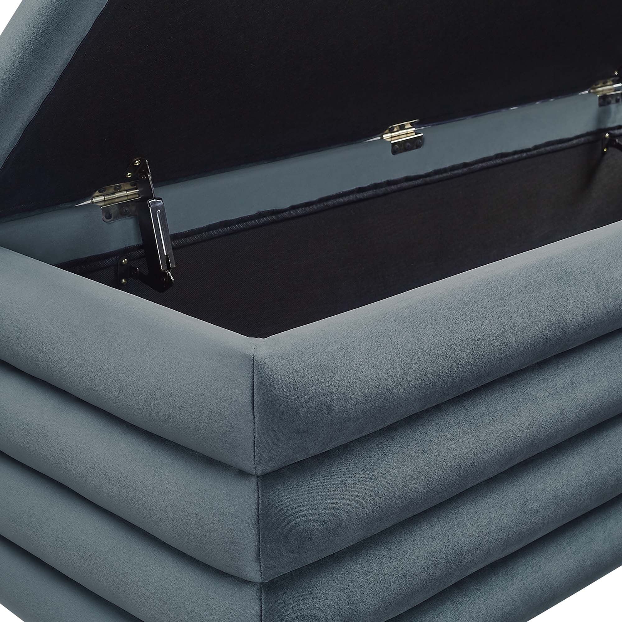 Chaise sans accoudoirs rembourrée en duvet Commix