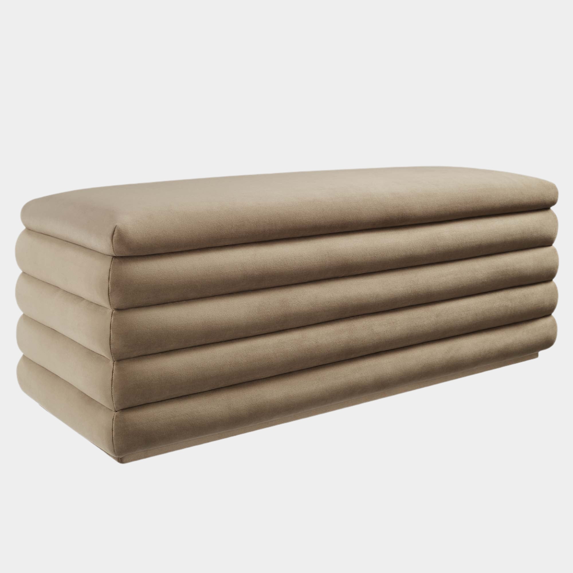 Chaise sans accoudoirs rembourrée en duvet Commix