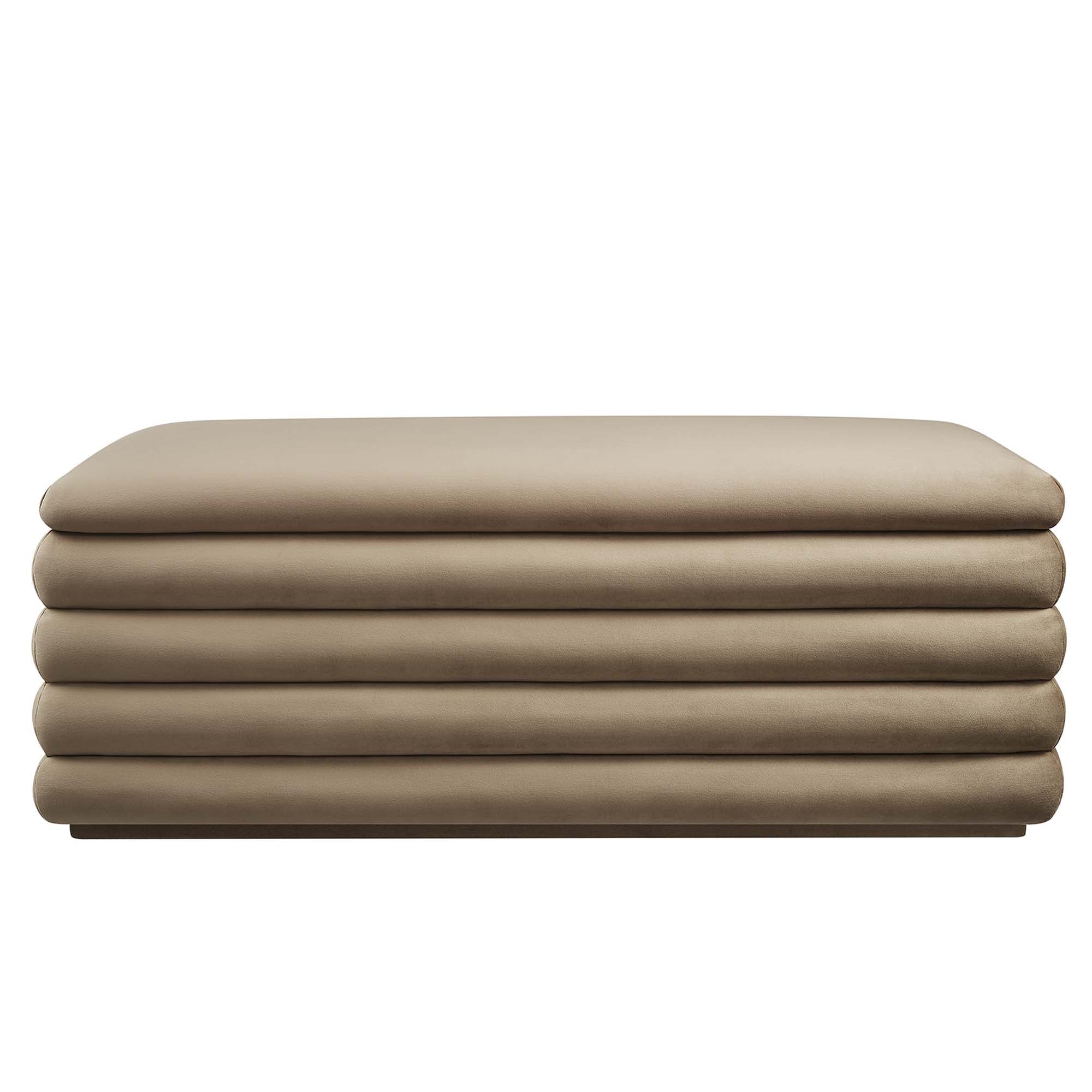 Chaise sans accoudoirs rembourrée en duvet Commix