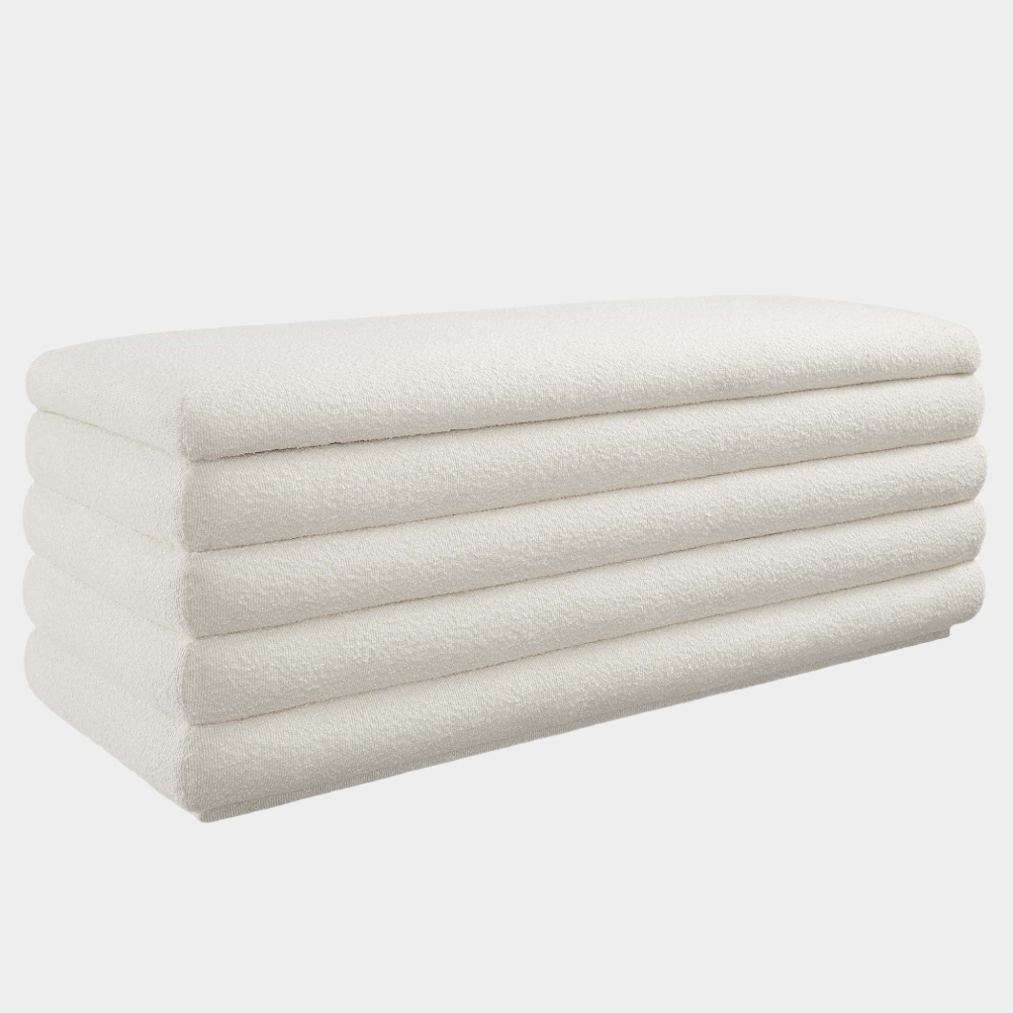 Chaise sans accoudoirs rembourrée en duvet Commix
