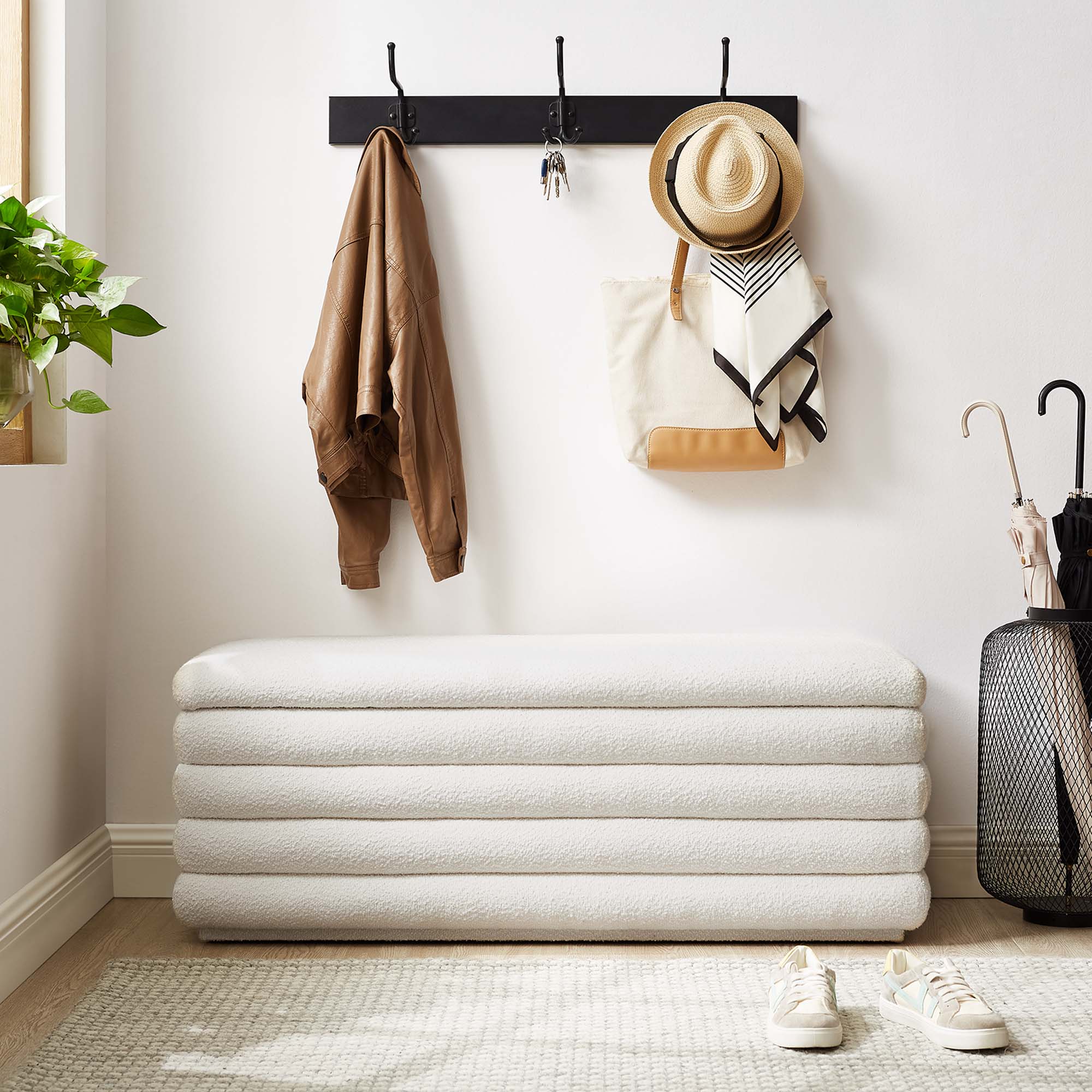 Chaise sans accoudoirs rembourrée en duvet Commix