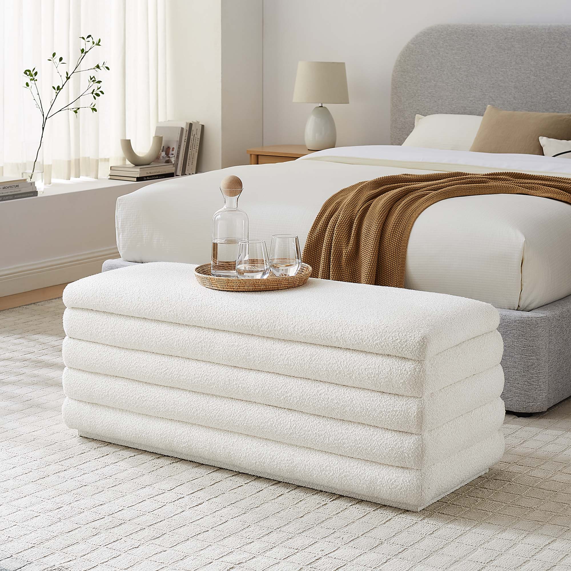 Chaise sans accoudoirs rembourrée en duvet Commix