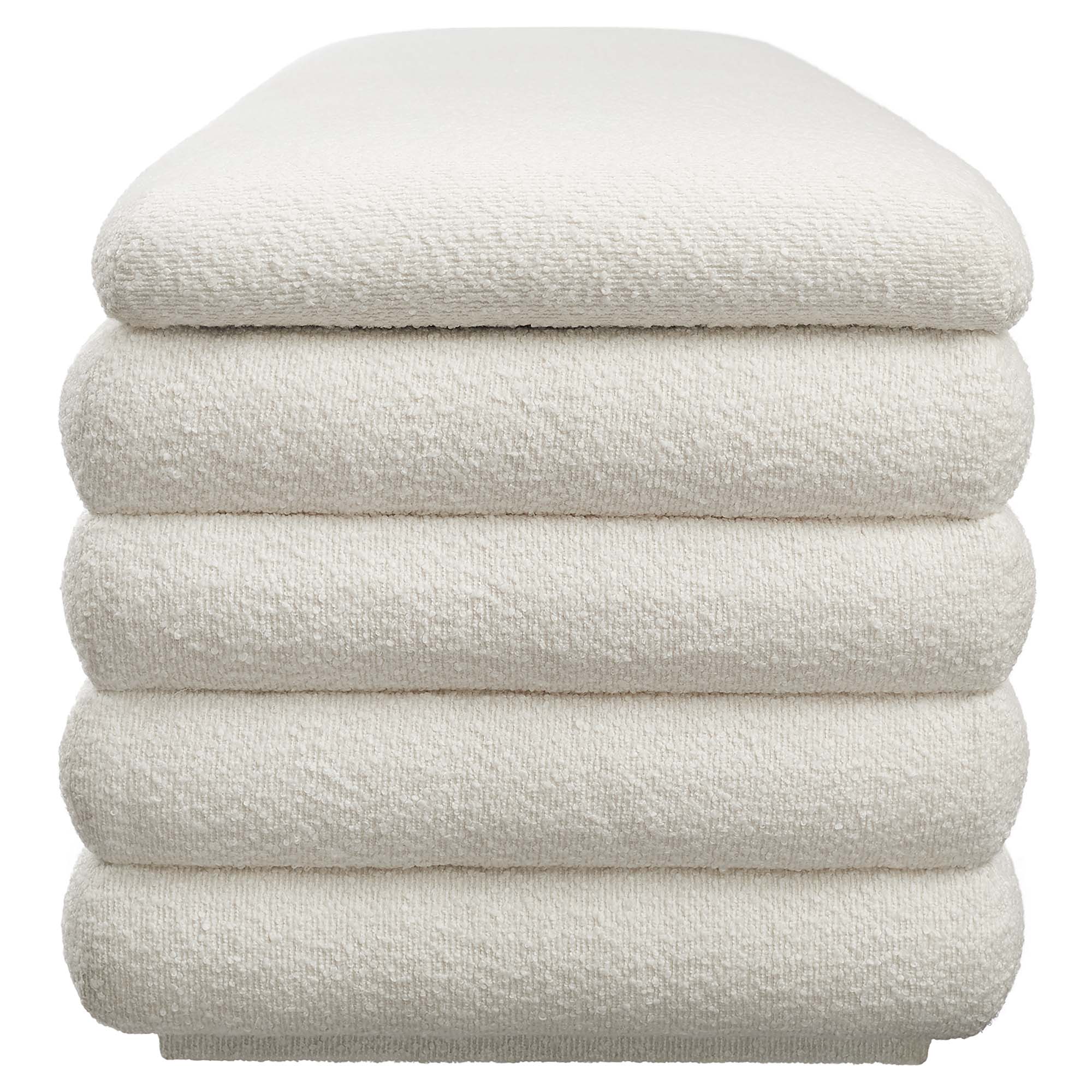 Chaise sans accoudoirs rembourrée en duvet Commix