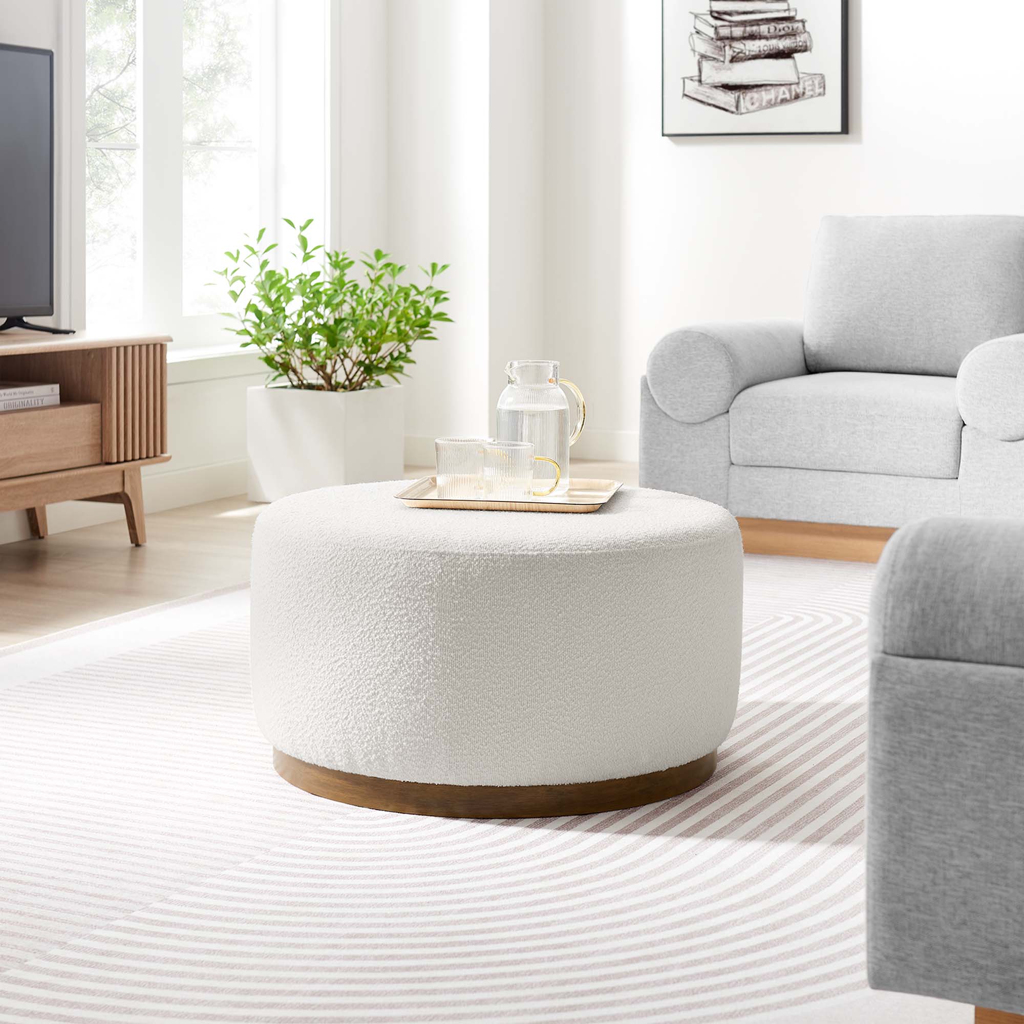 Chaise sans accoudoirs rembourrée en duvet Commix