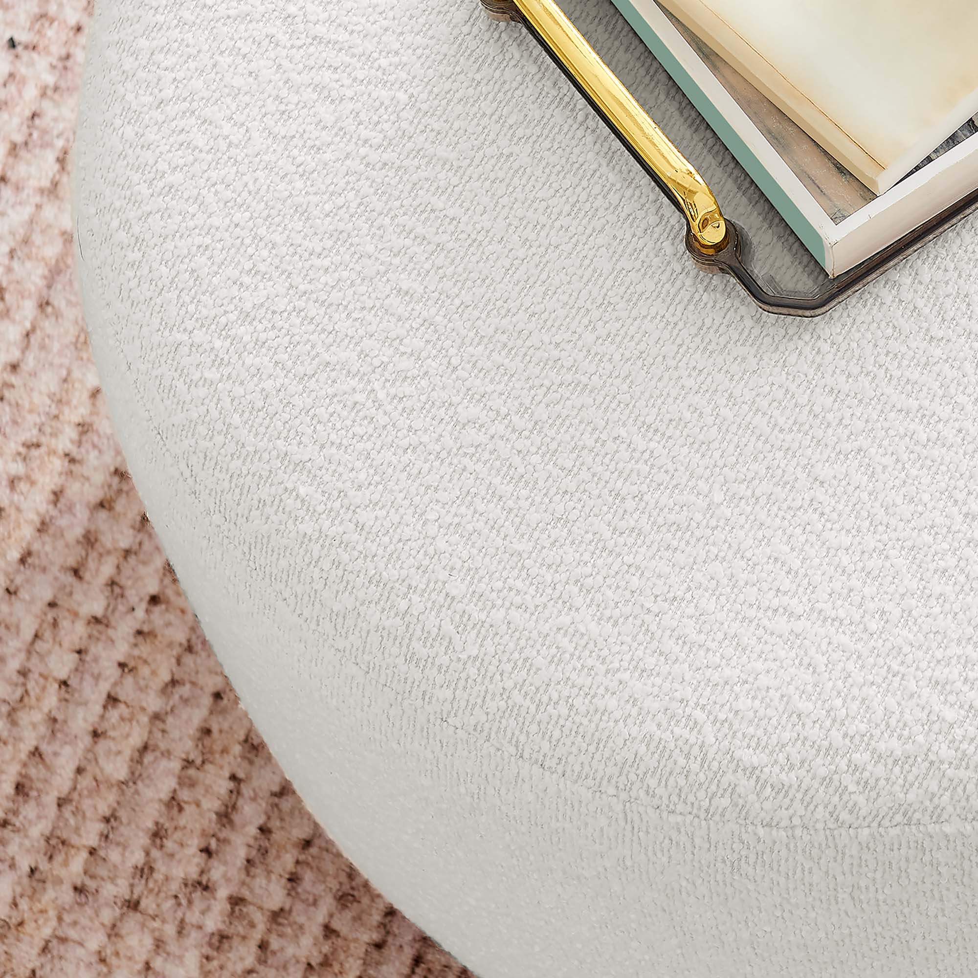 Chaise sans accoudoirs rembourrée en duvet Commix