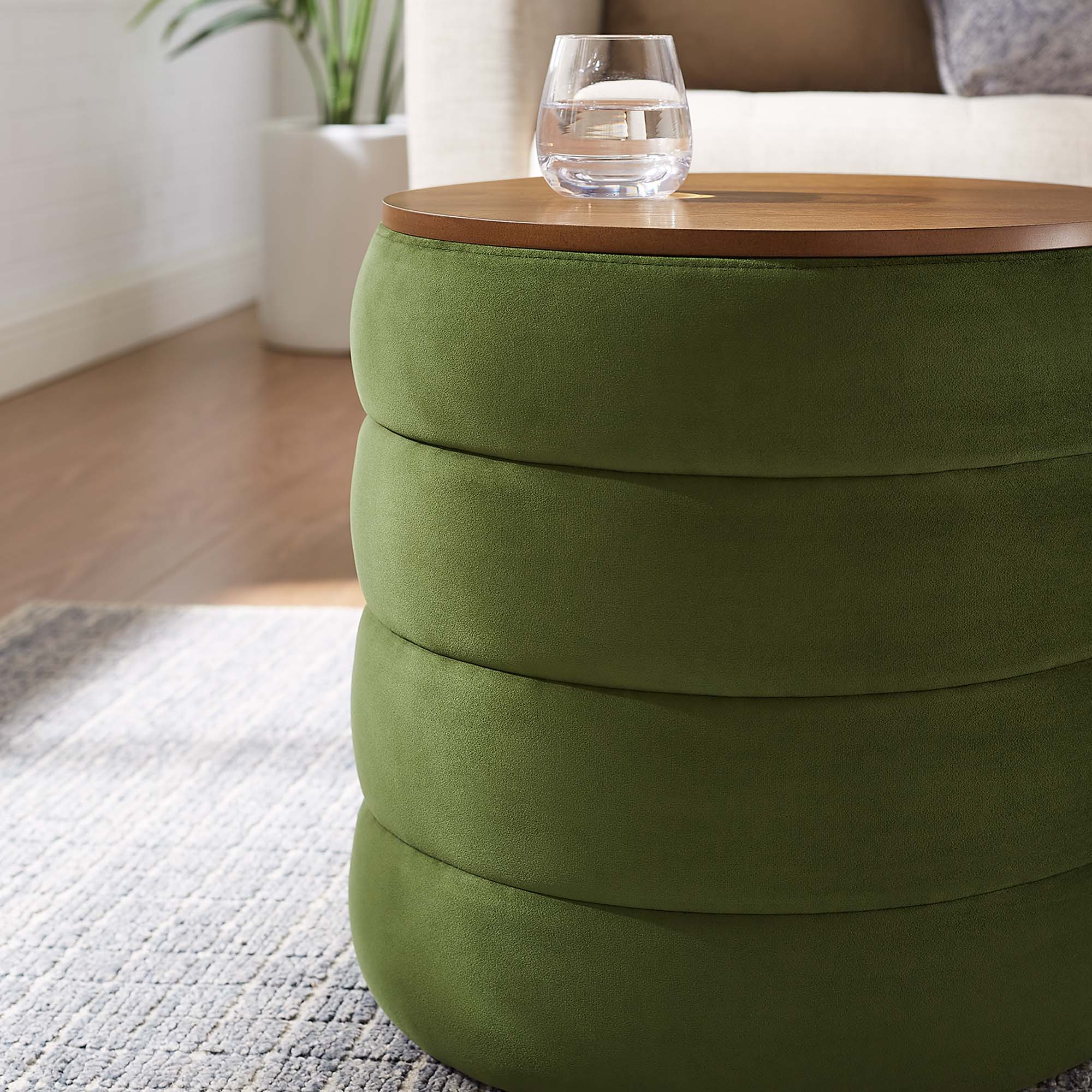 Chaise sans accoudoirs rembourrée en duvet Commix