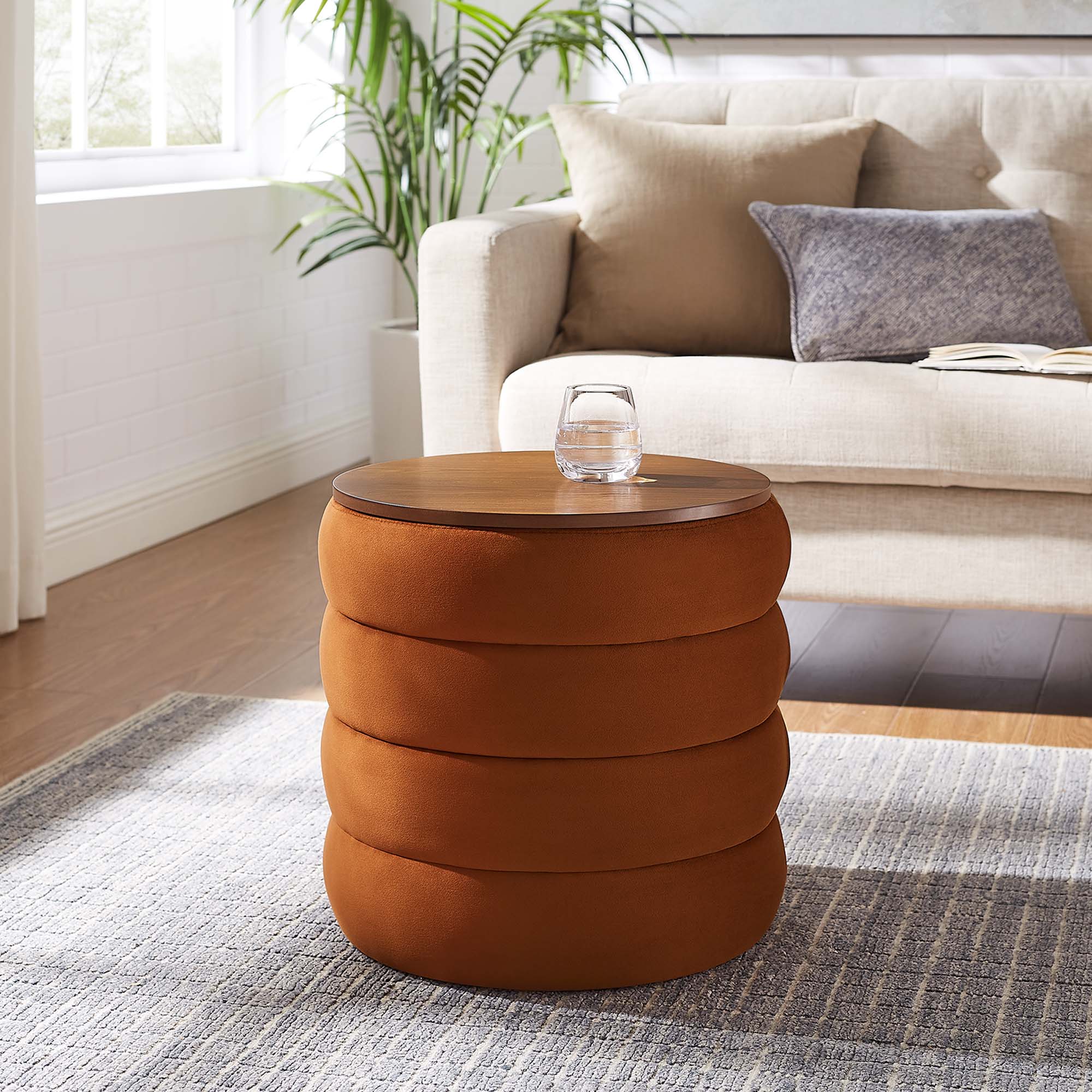 Chaise sans accoudoirs rembourrée en duvet Commix