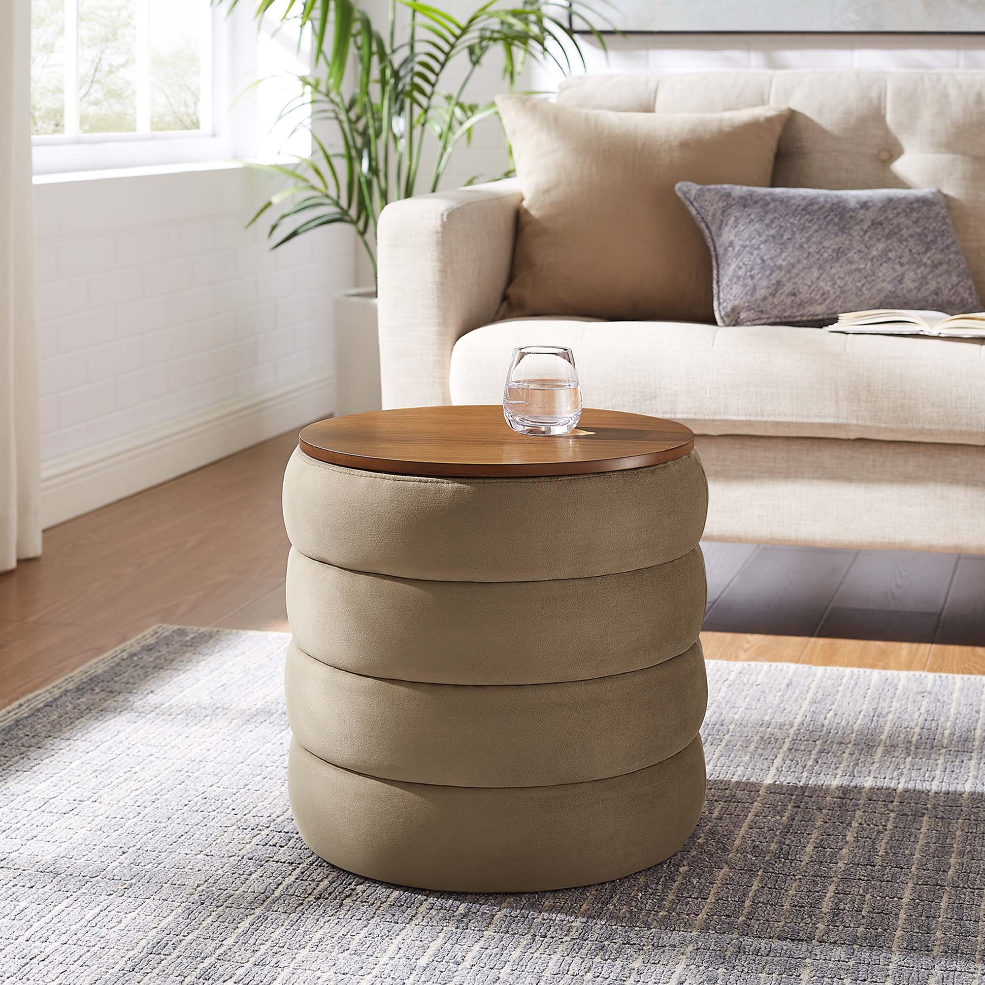 Chaise sans accoudoirs rembourrée en duvet Commix
