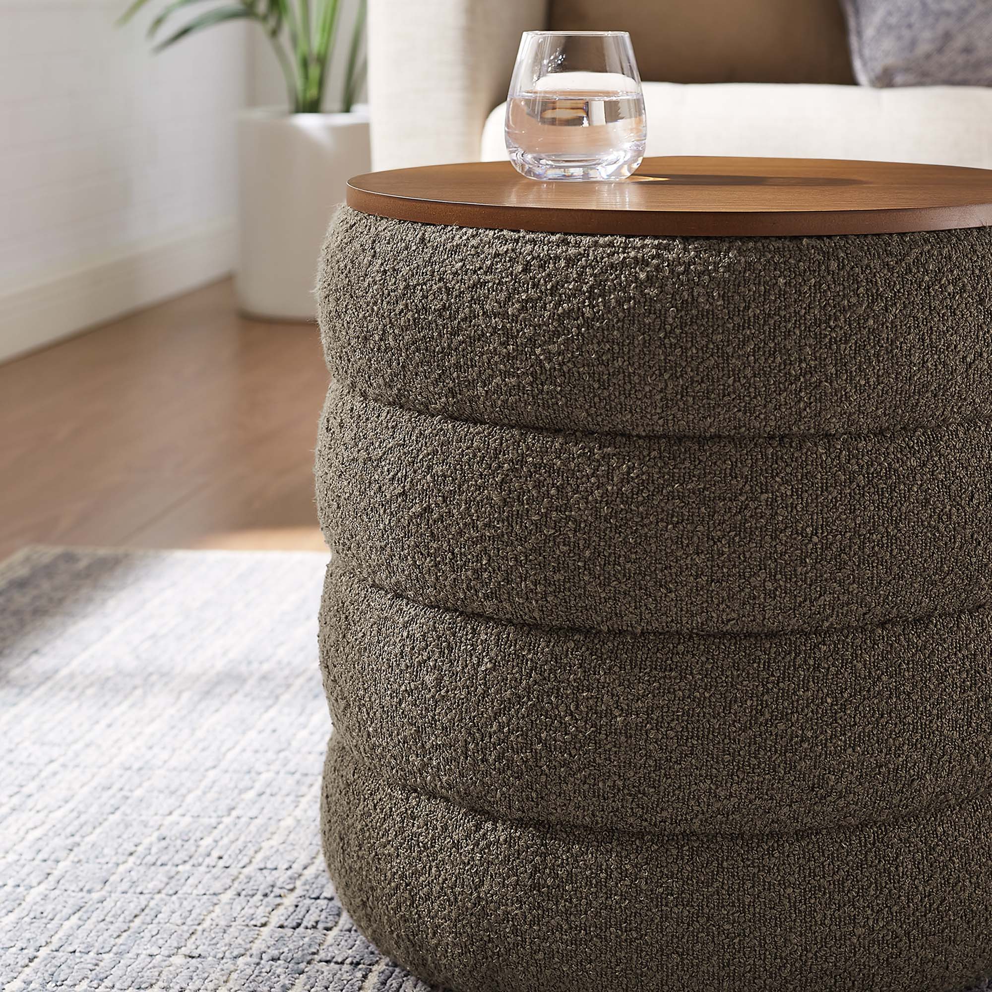 Chaise sans accoudoirs rembourrée en duvet Commix