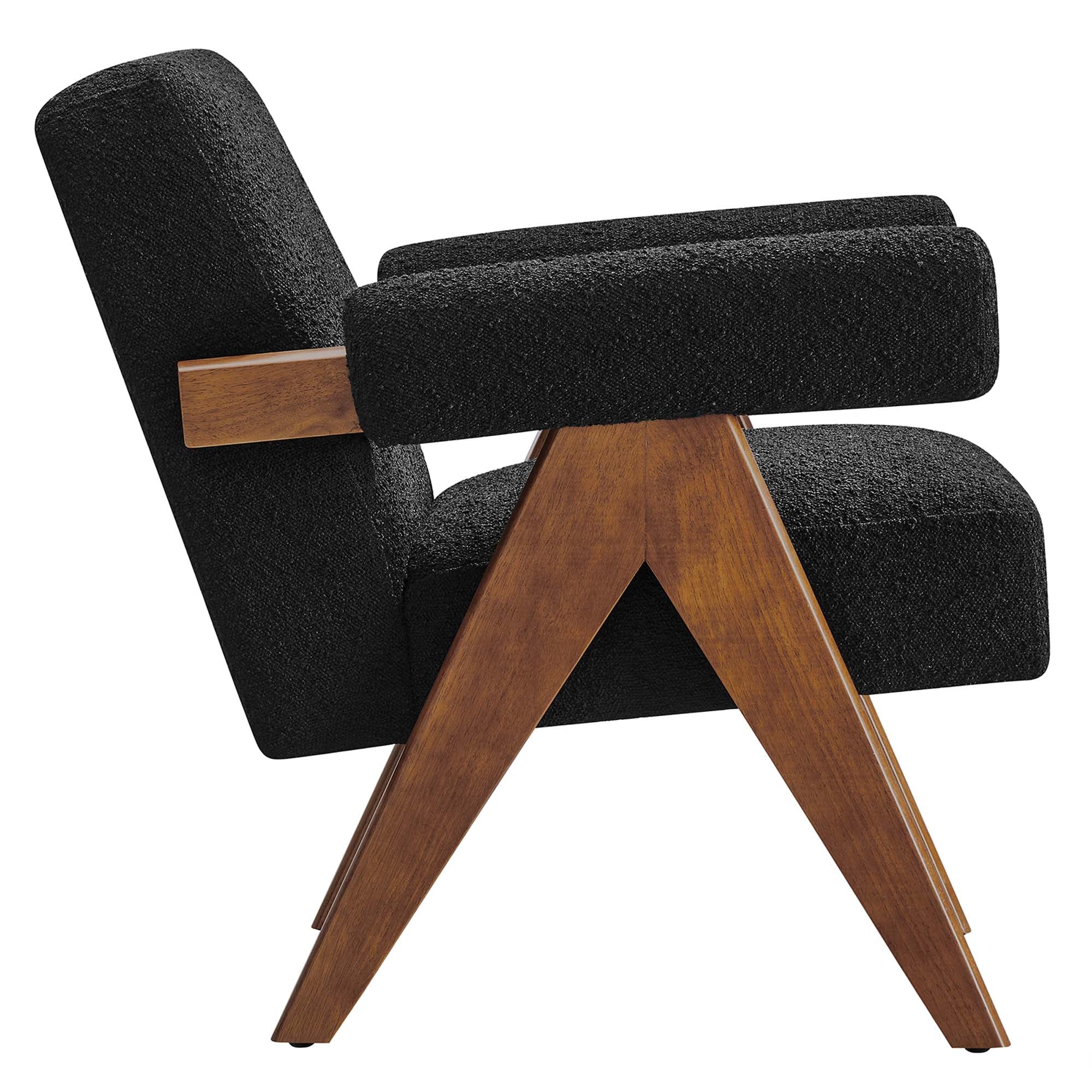 Lyra Boucle Fabric Armchair Set of 2