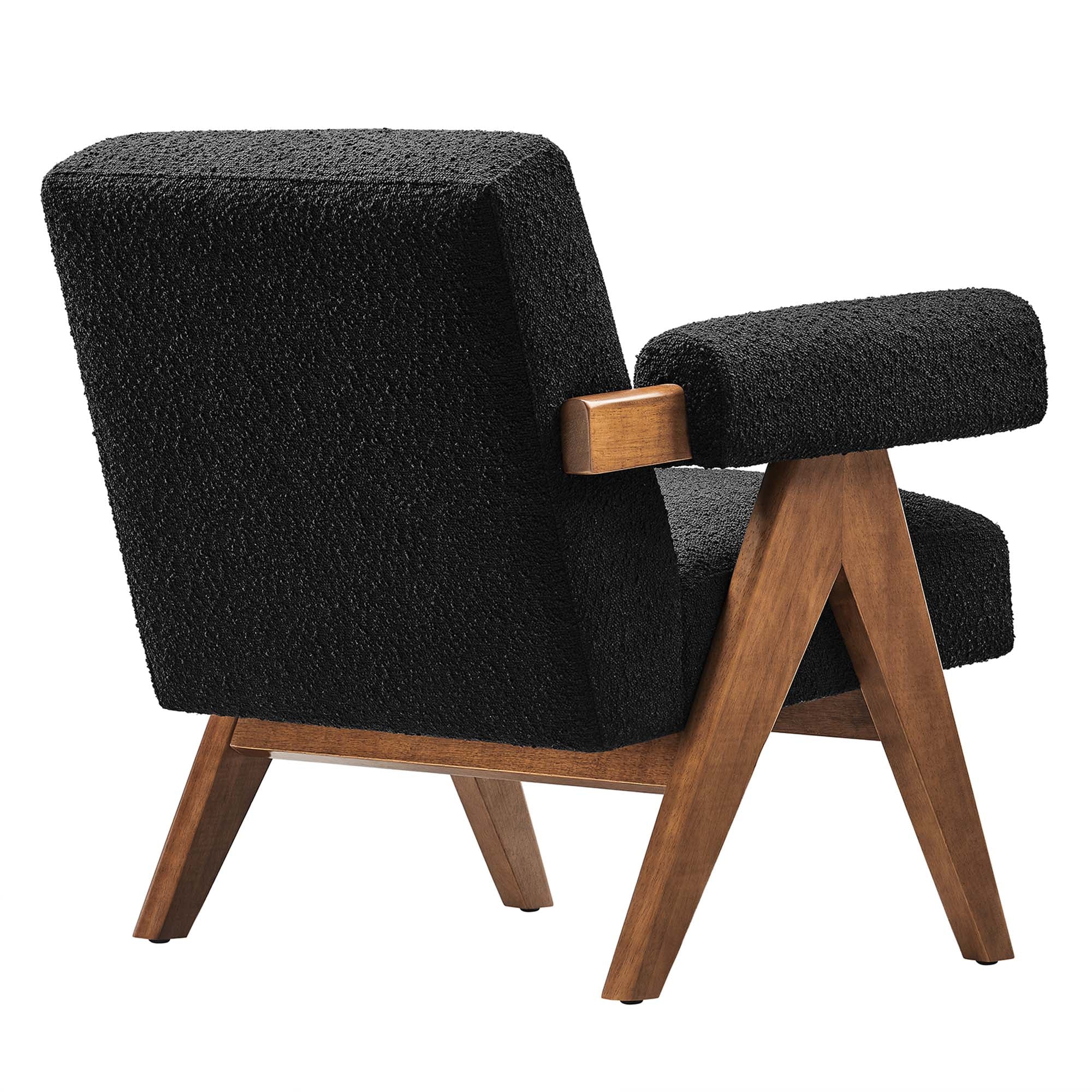 Lyra Boucle Fabric Armchair Set of 2