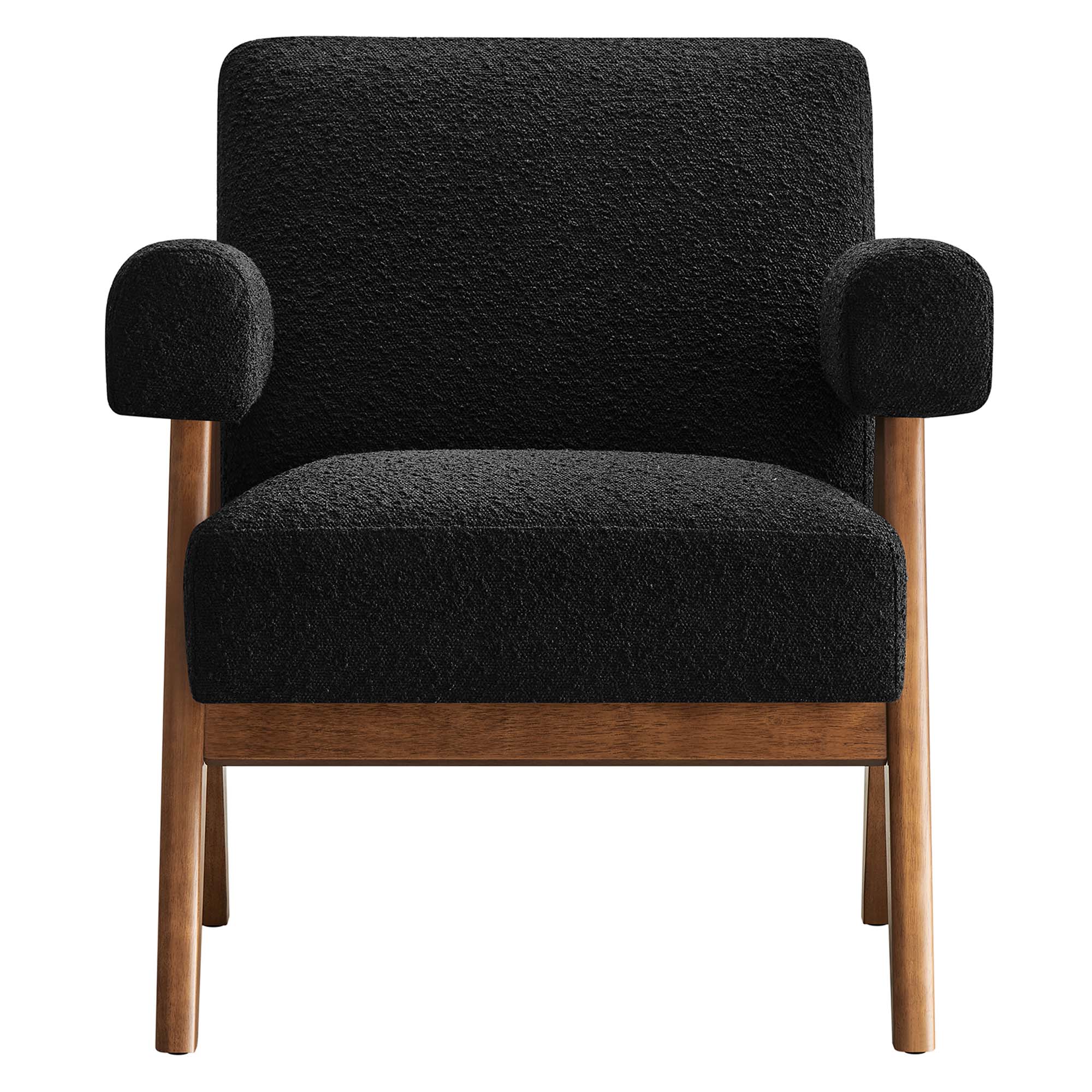 Lyra Boucle Fabric Armchair Set of 2