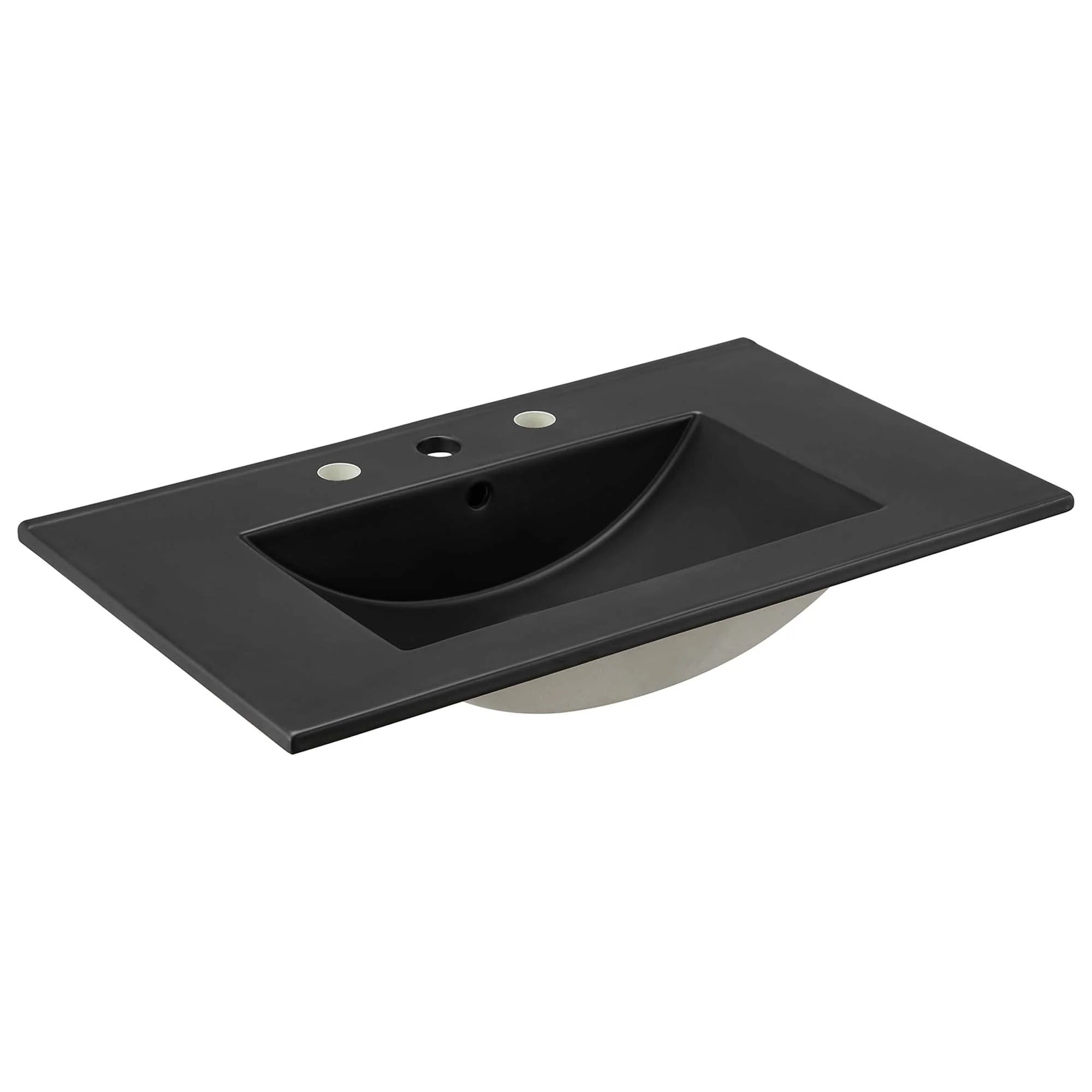 Meuble-lavabo de salle de bain Soma avec lavabo noir inclus