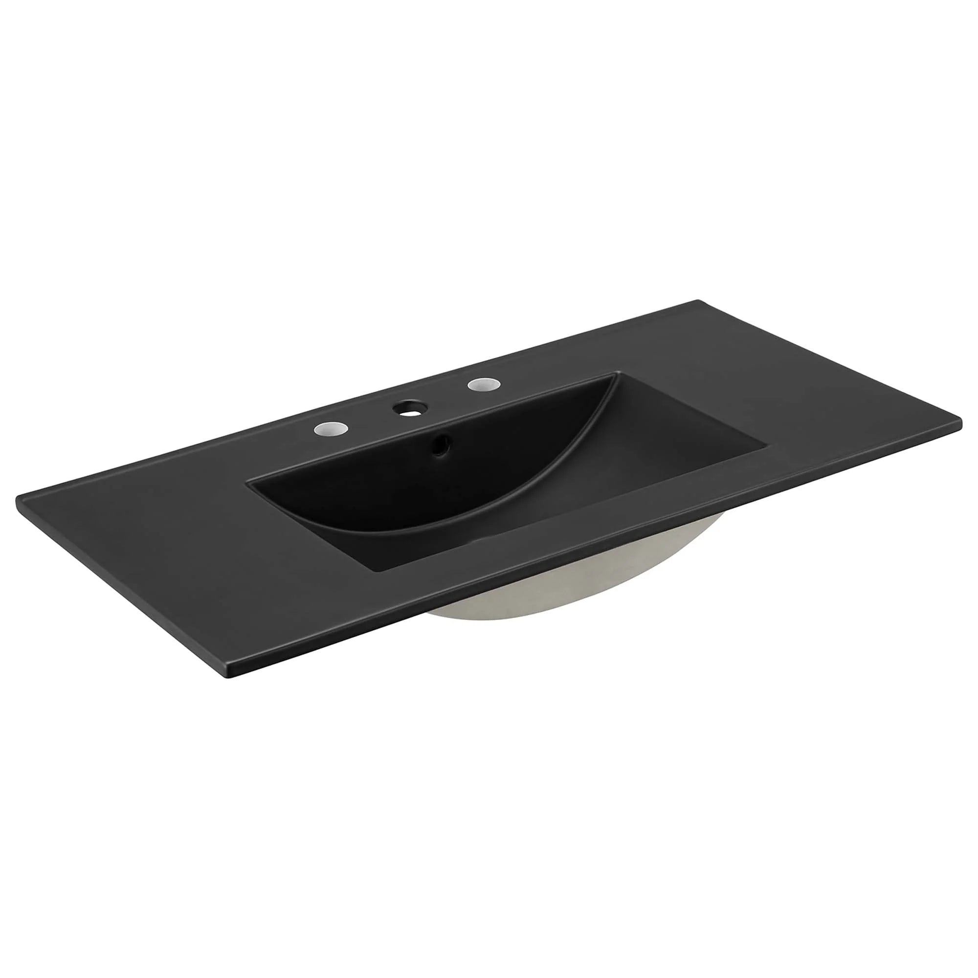 Meuble-lavabo de salle de bain Soma avec lavabo noir inclus