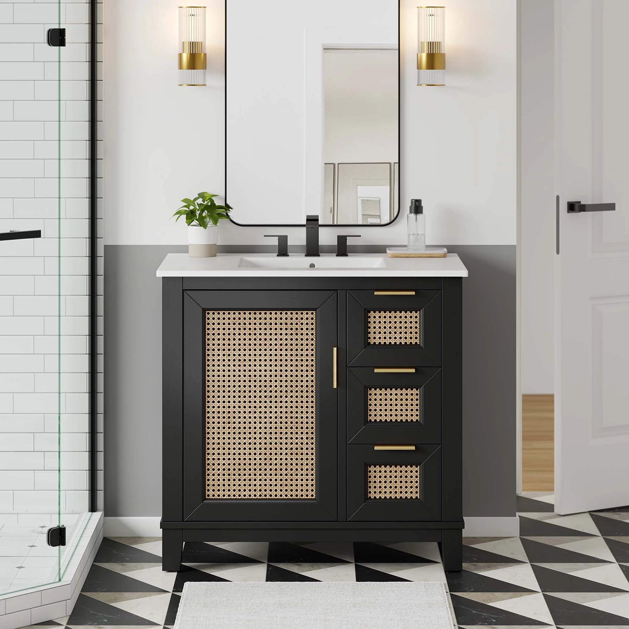Dixie Bathroom Vanity Basin Included