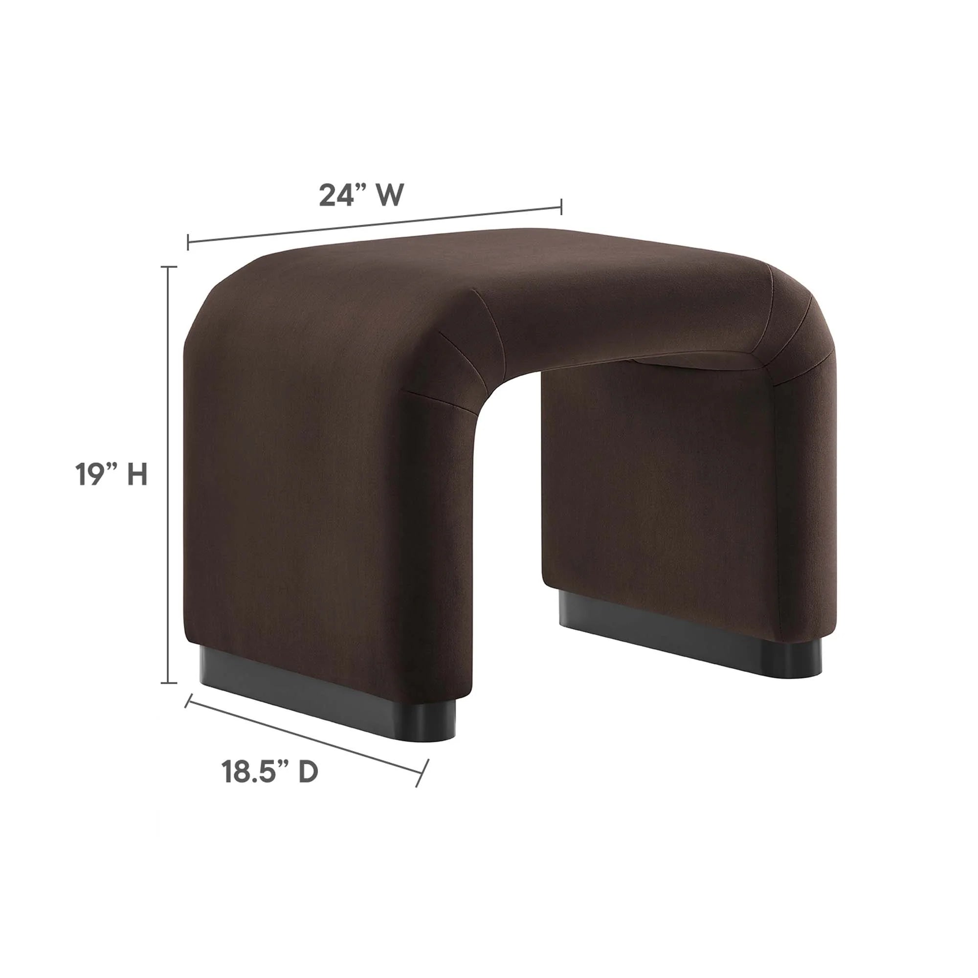 Chaise sans accoudoirs rembourrée en duvet Commix