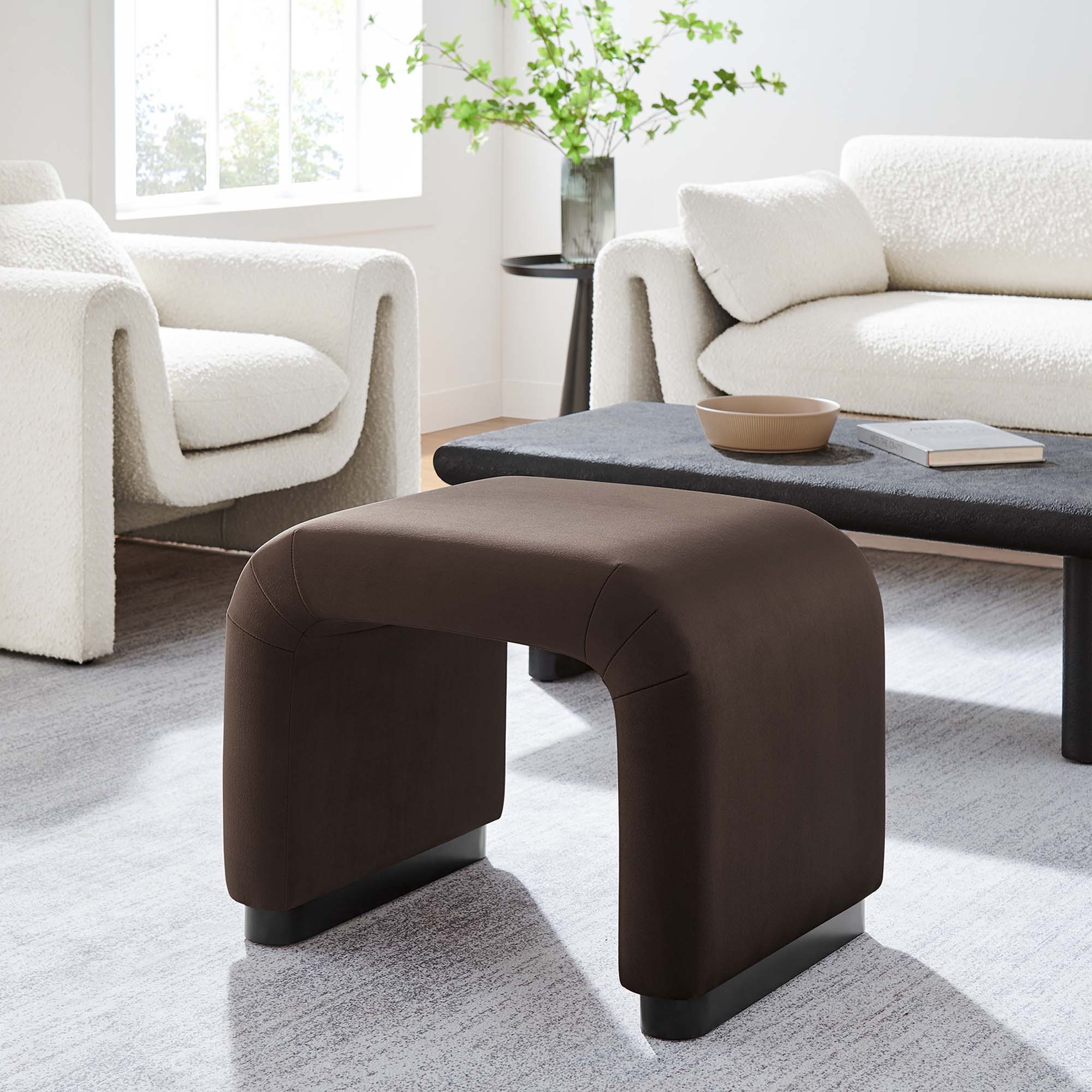 Chaise sans accoudoirs rembourrée en duvet Commix