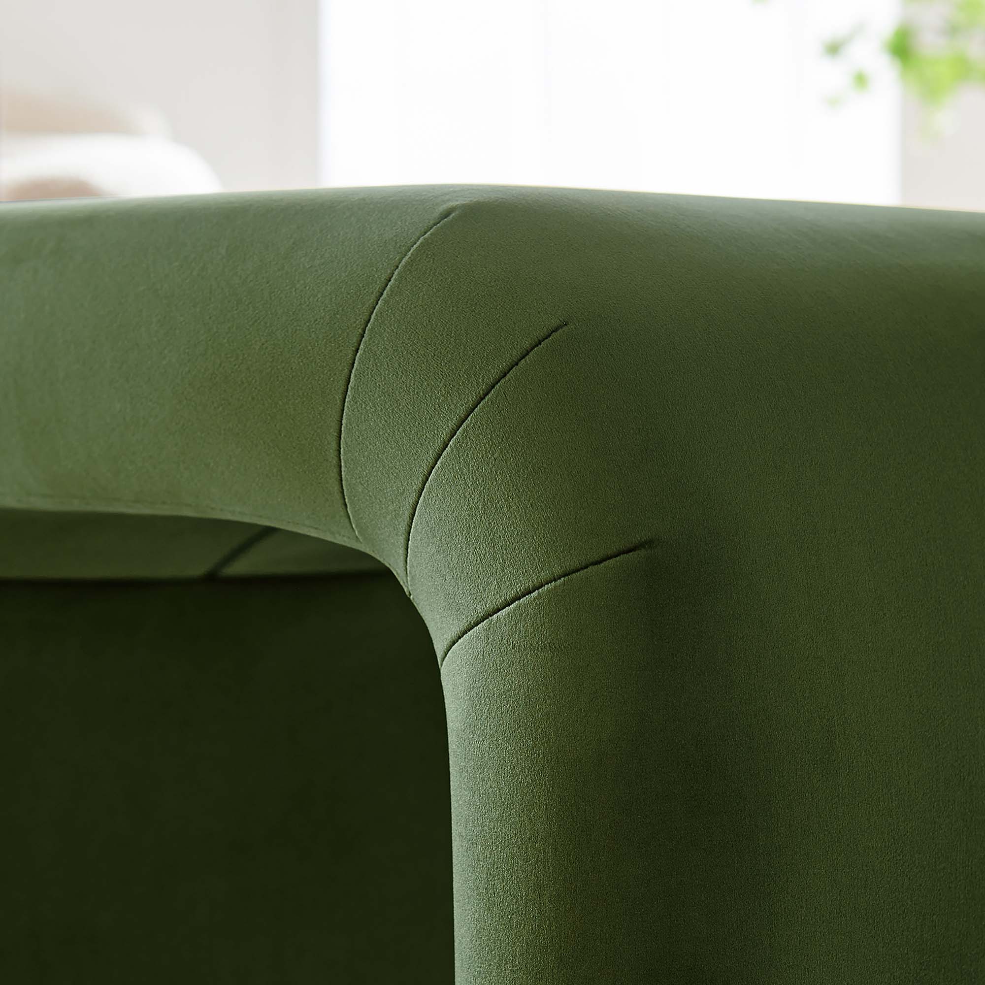 Chaise sans accoudoirs rembourrée en duvet Commix