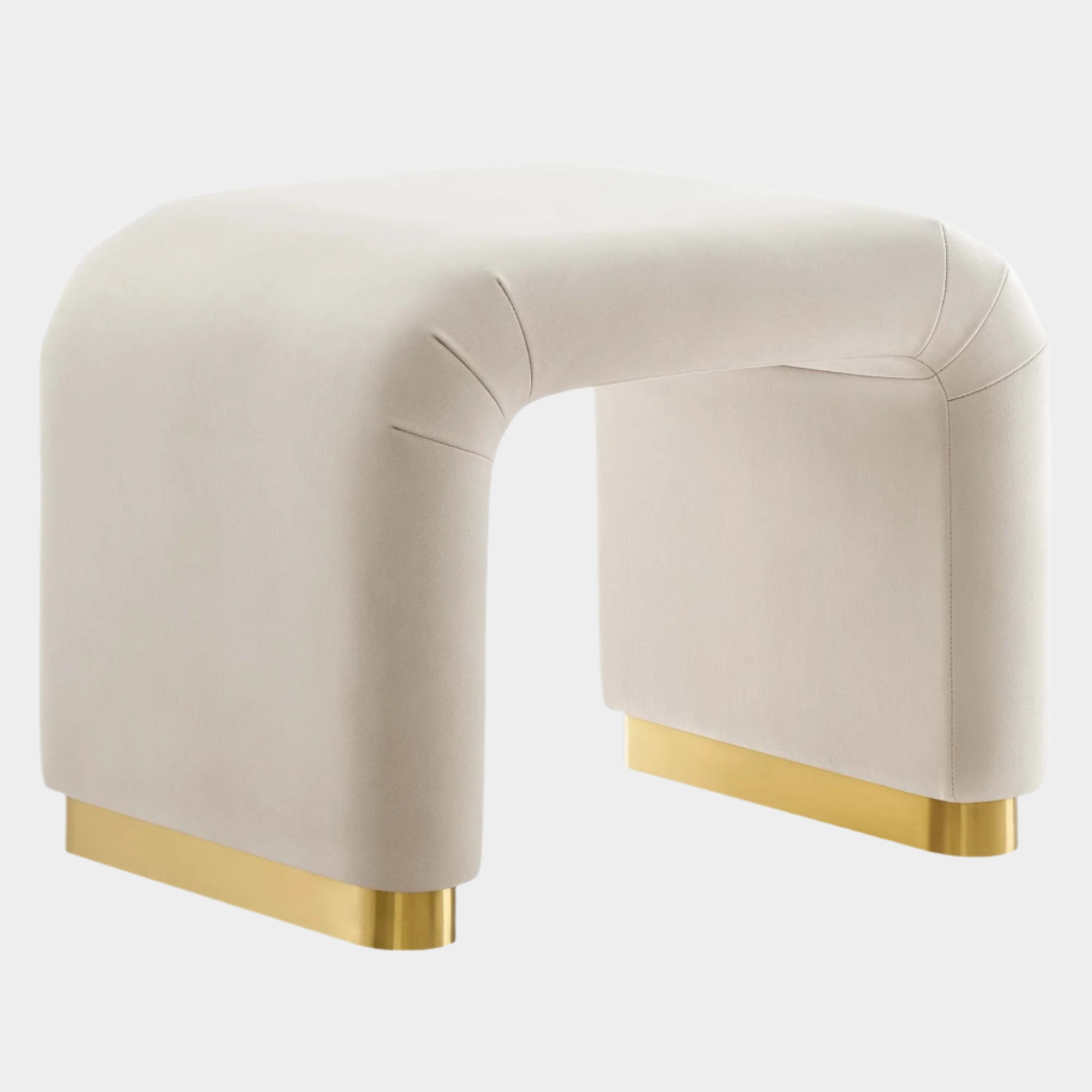 Chaise sans accoudoirs rembourrée en duvet Commix