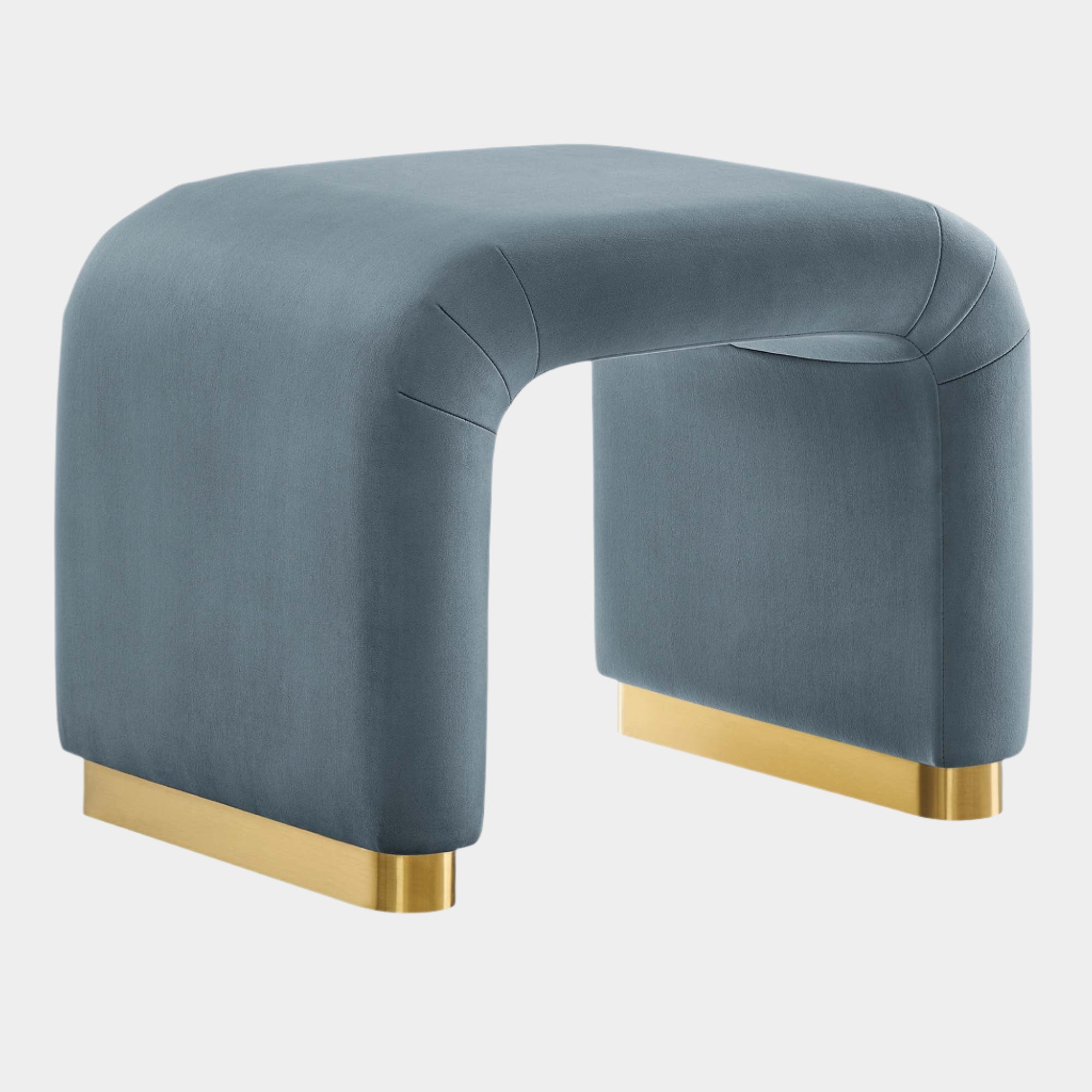 Chaise sans accoudoirs rembourrée en duvet Commix