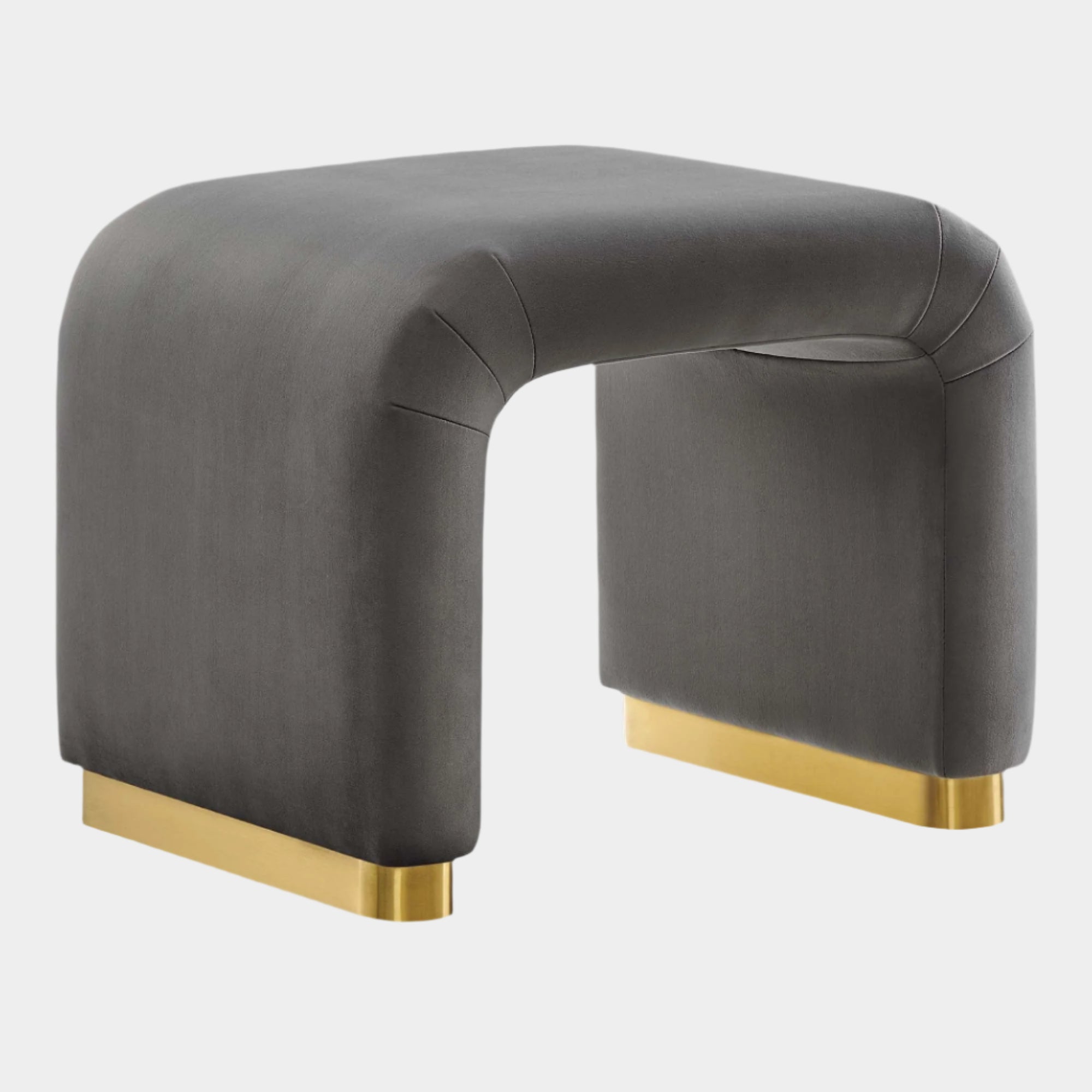 Chaise sans accoudoirs rembourrée en duvet Commix