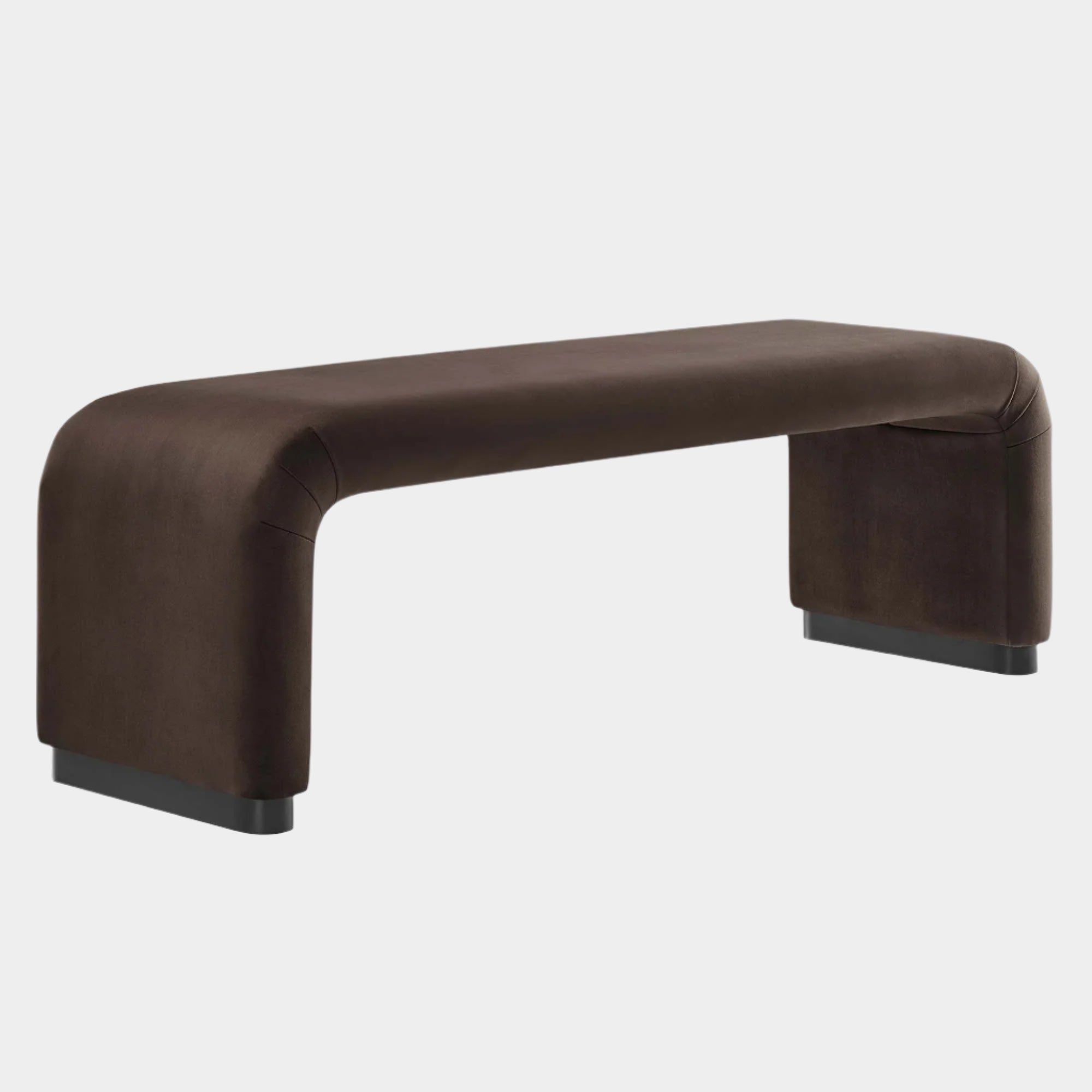 Chaise sans accoudoirs rembourrée en duvet Commix