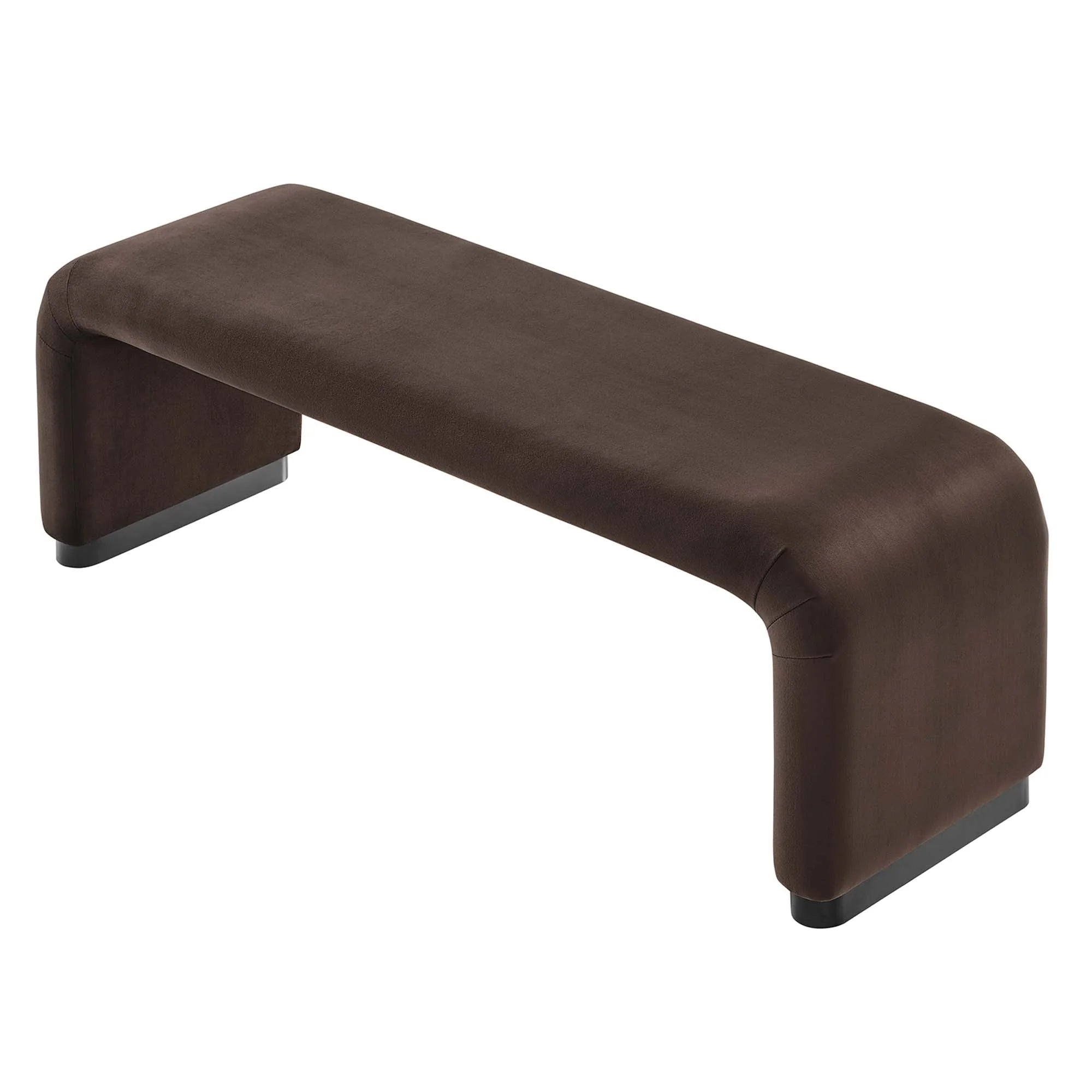 Chaise sans accoudoirs rembourrée en duvet Commix