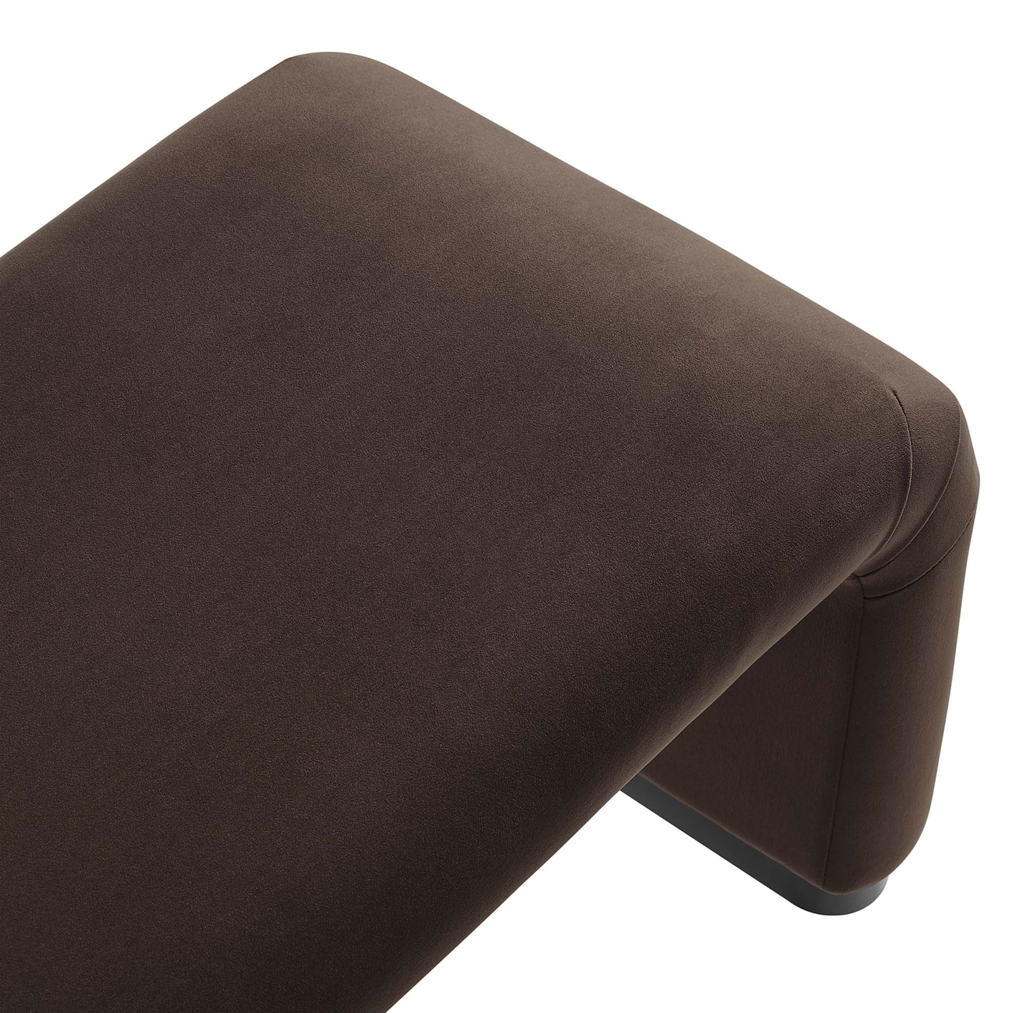 Chaise sans accoudoirs rembourrée en duvet Commix