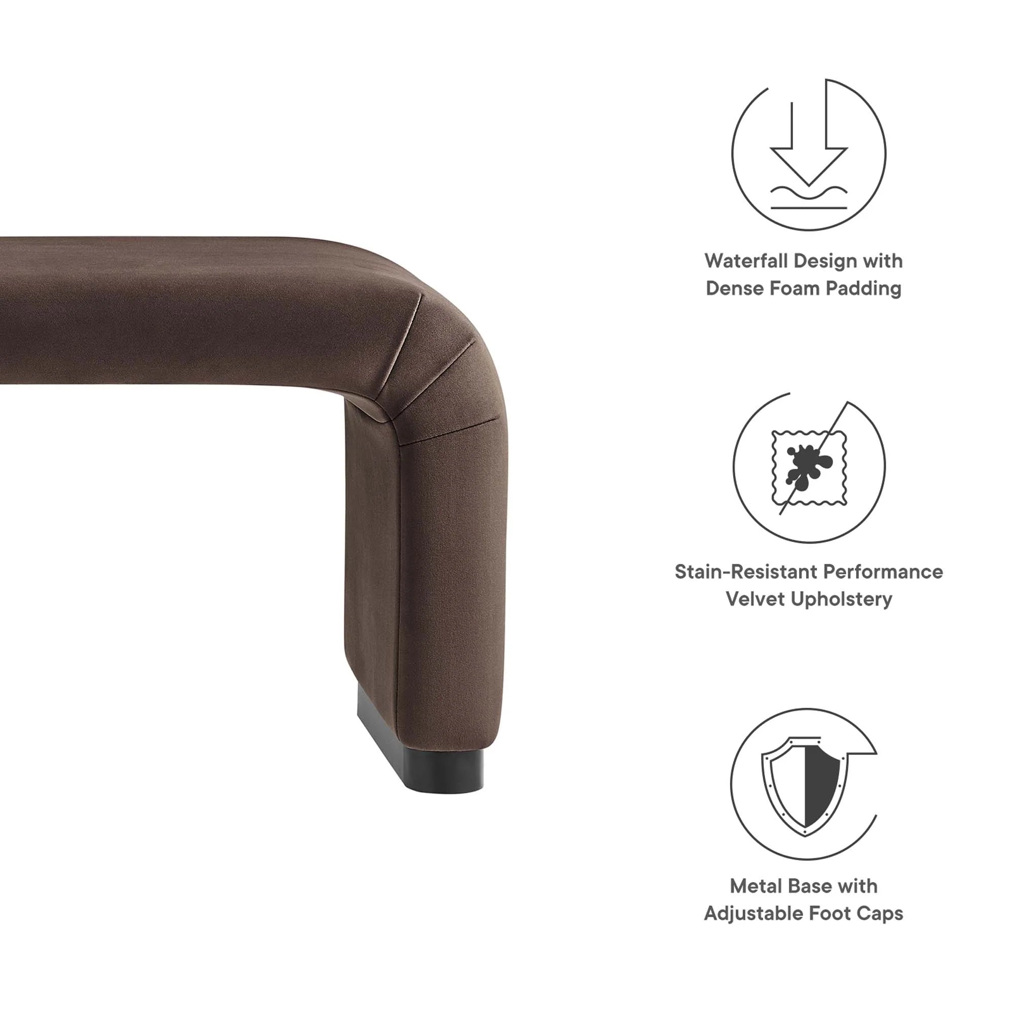 Chaise sans accoudoirs rembourrée en duvet Commix