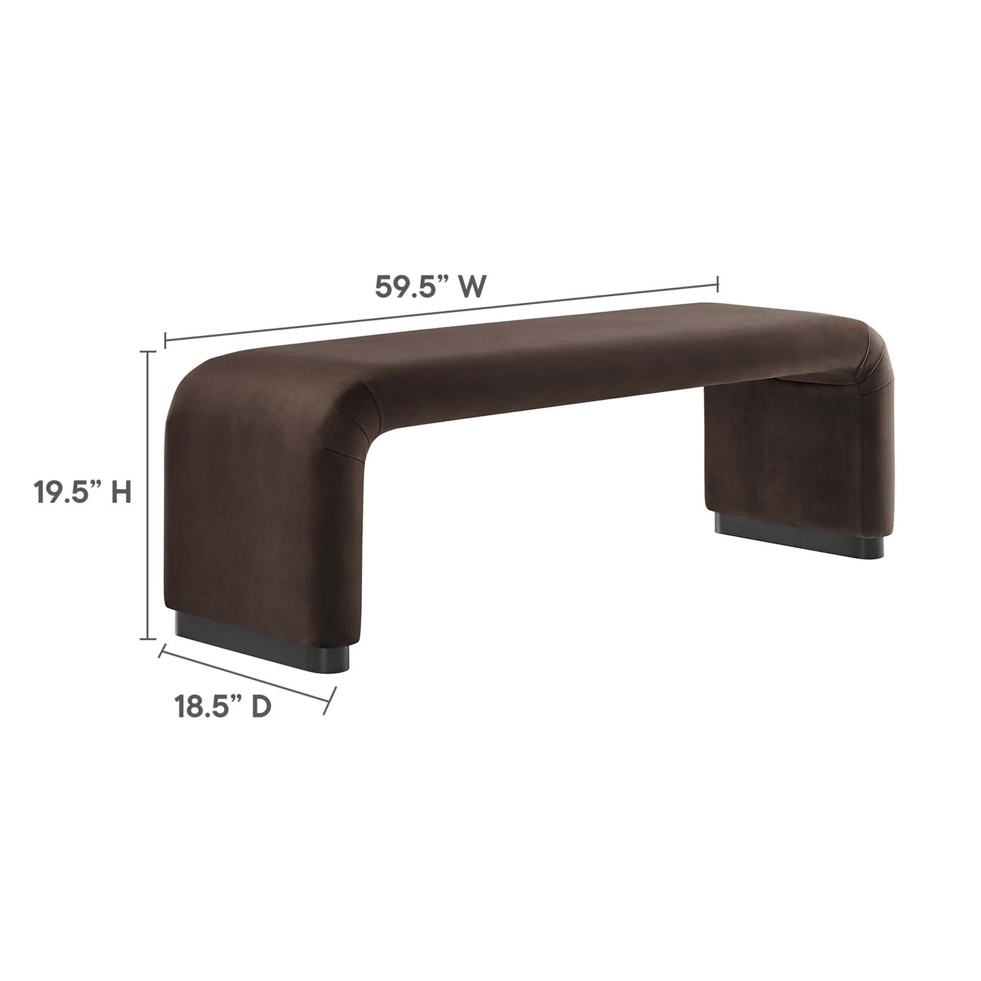 Chaise sans accoudoirs rembourrée en duvet Commix