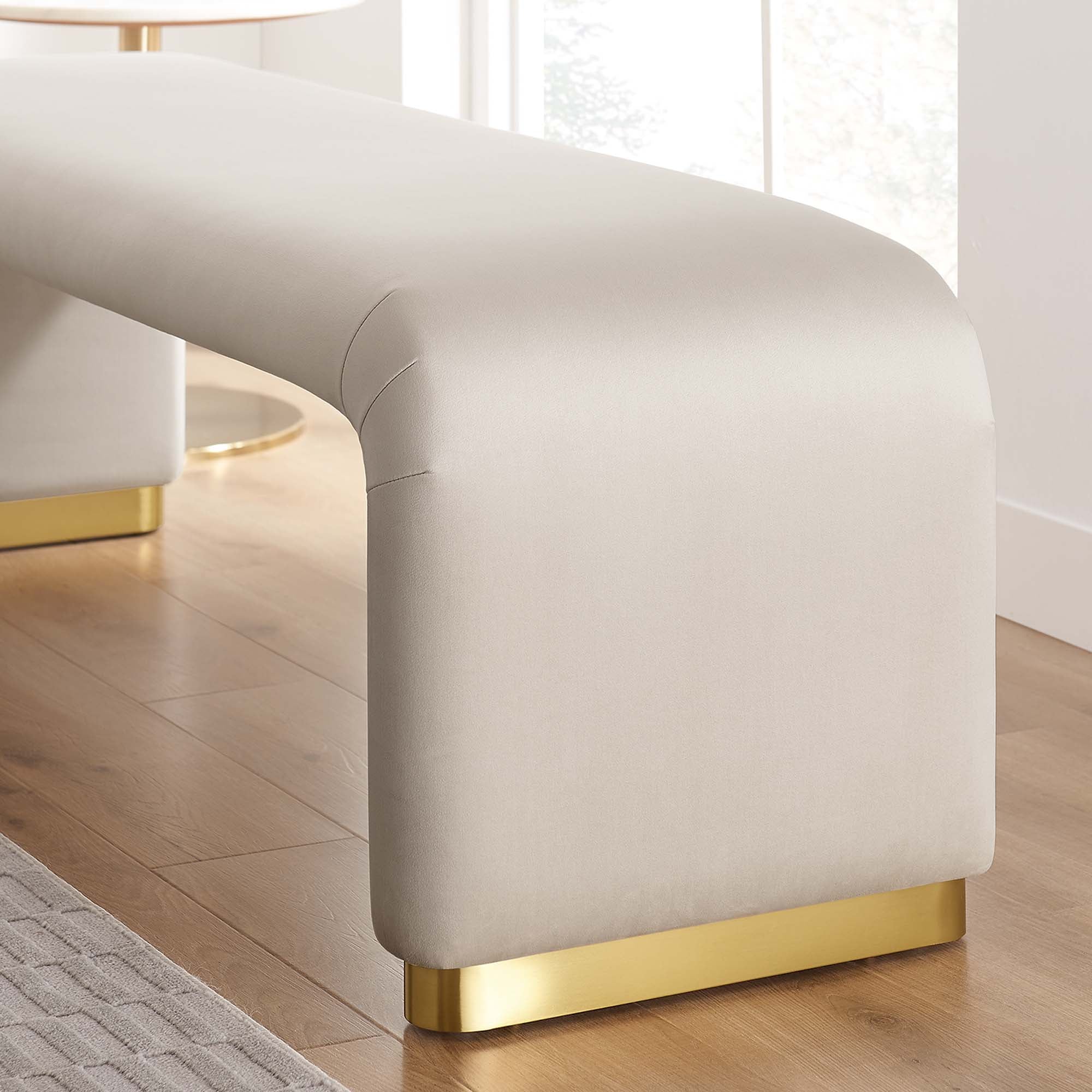 Chaise sans accoudoirs rembourrée en duvet Commix