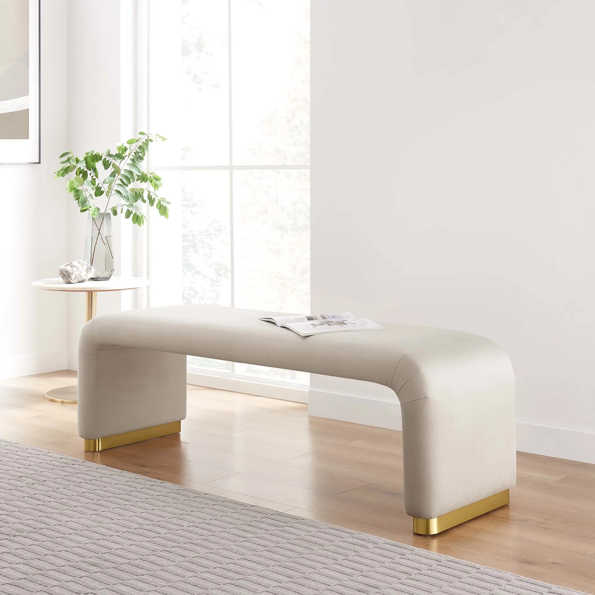Chaise sans accoudoirs rembourrée en duvet Commix
