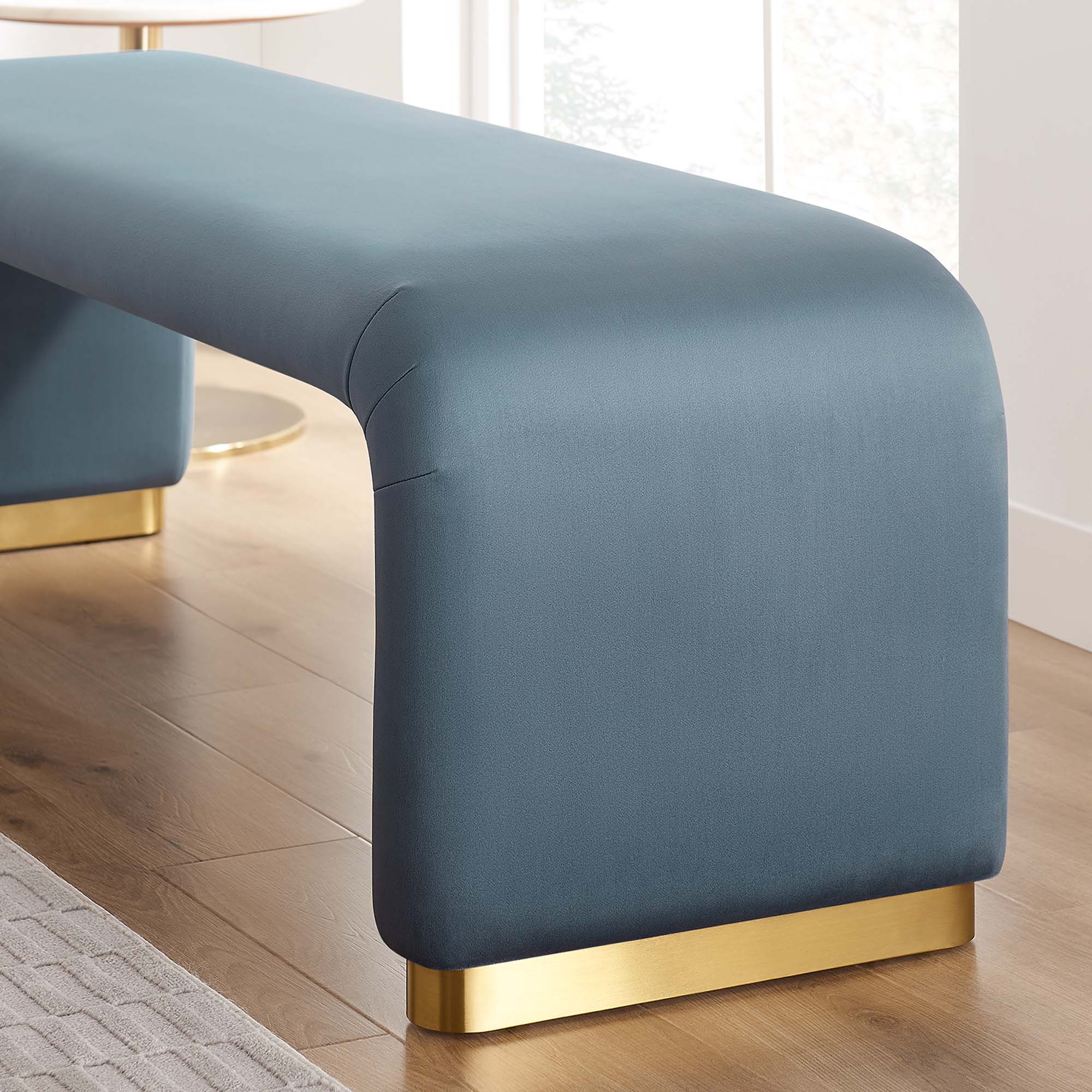 Chaise sans accoudoirs rembourrée en duvet Commix